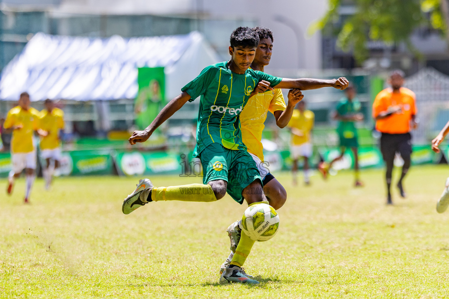 Day 5 of MILO Academy Championship 2025 (U14) was held on Monday, 3rd November 2025 at Henveiru Football Grounds, Male', Maldives . 

Photos: Mohamed Mahfooz Moosa / images.mv