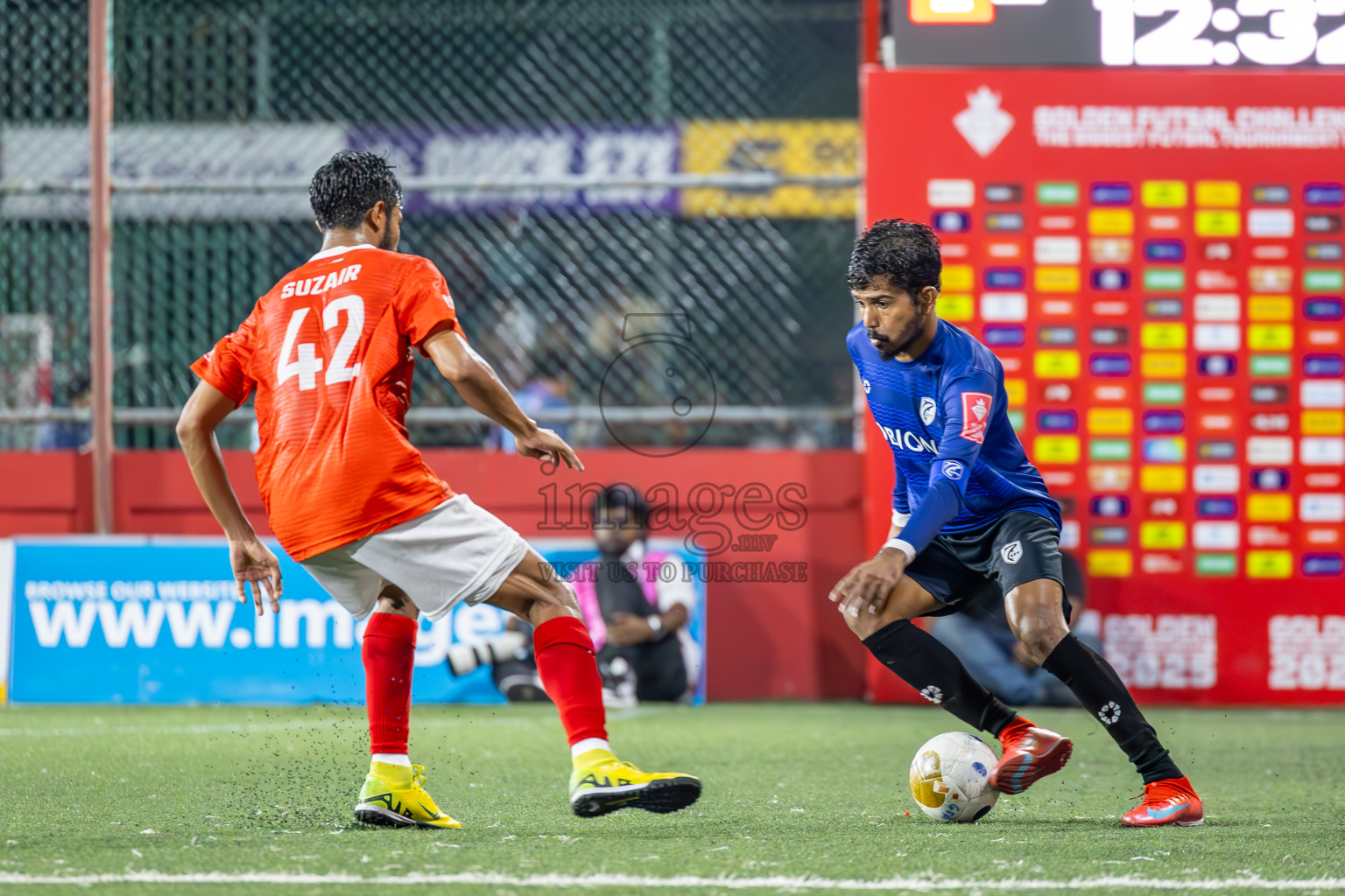 K Gaafaru vs K Kaashidhoo in Kaafu Atoll Semi Final in Day 24 of Golden Futsal Challenge 2025 was held on Tuesday , 28th January 2025, in Hulhumale', Maldives. Photos: Ismail Thoriq / images.mv