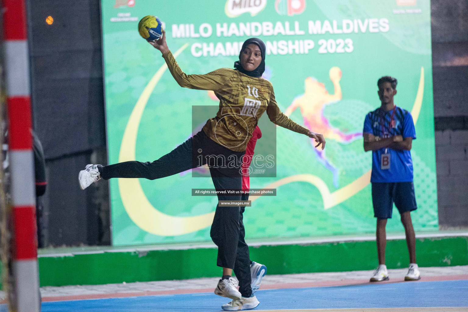 Day 6 of 6th MILO Handball Maldives Championship 2023, held in Handball ground, Male', Maldives on Thursday, 25th May 2023 Photos: Shuu Abdul Sattar/ Images.mv