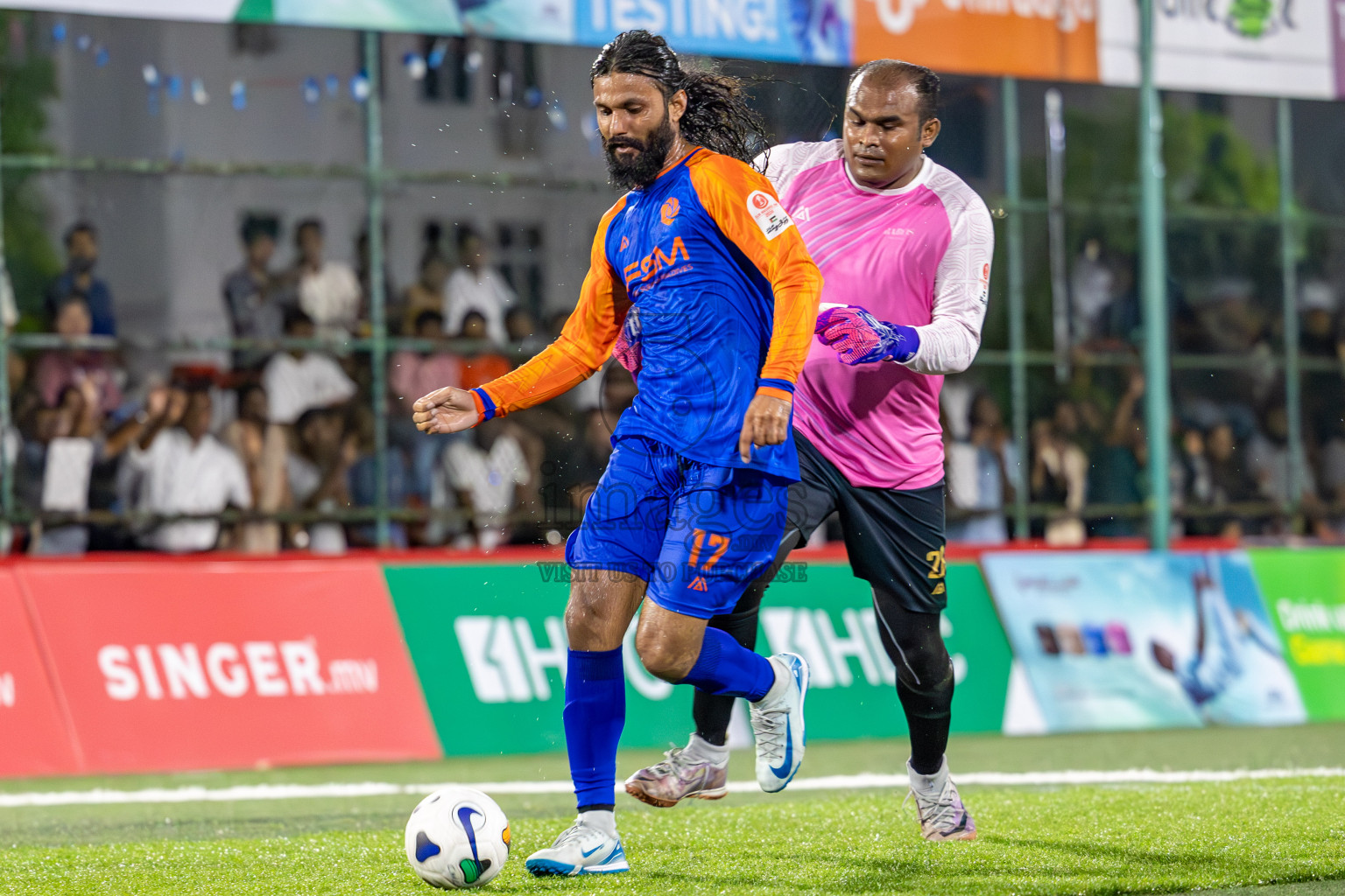 Team FSM vs Baros Maldives in Club Maldives Cup 2024 held in Rehendi Futsal Ground, Hulhumale', Maldives on Friday, 27th September 2024. Photos: Shuu Abdul Sattar / images.mv