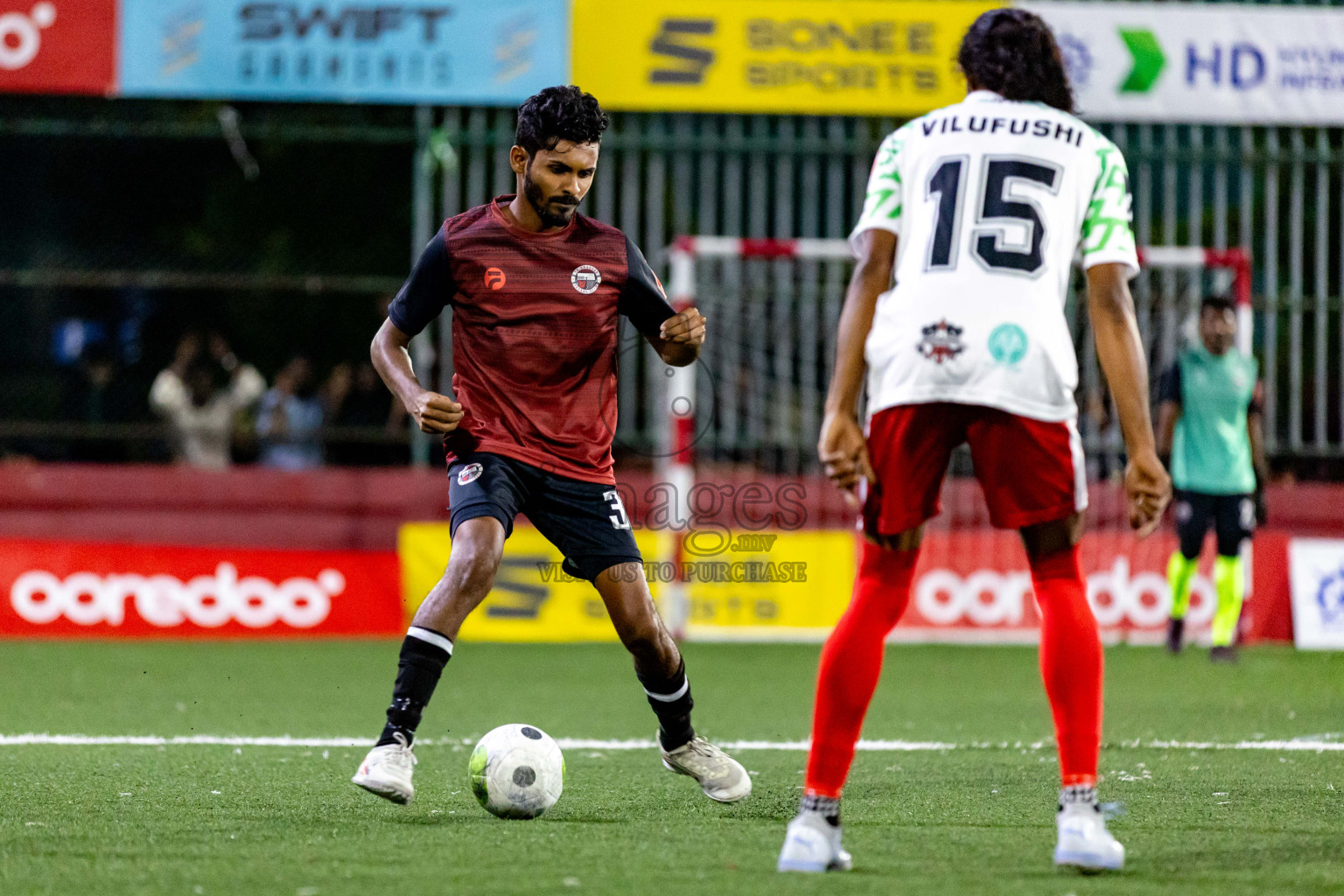 Th.Omadhoo VS Th.Vilufushi in Day 11 of Golden Futsal Challenge 2024 was held on Thursday, 25th January 2024, in Hulhumale', Maldives
Photos: Nausham Waheed / images.mv