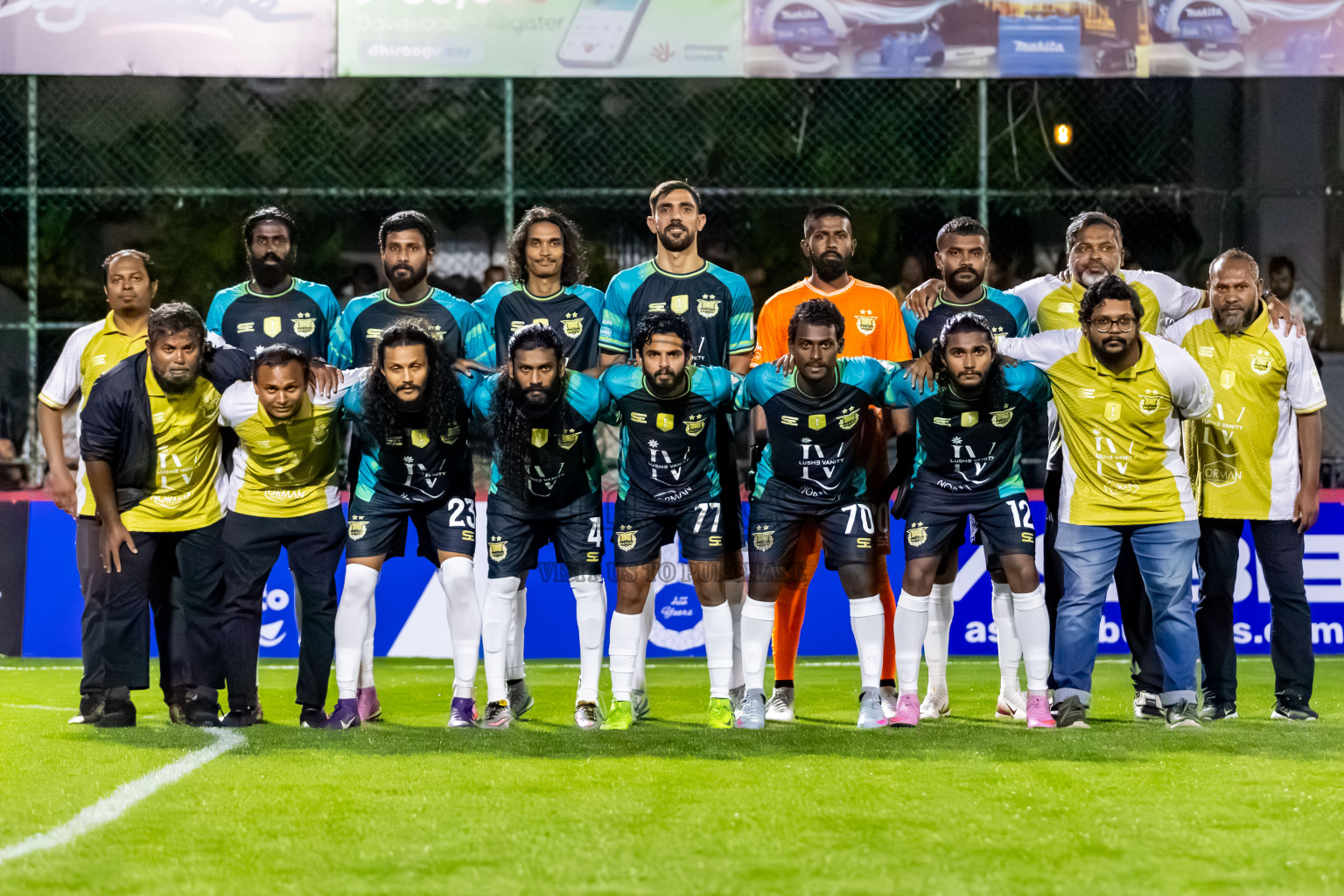 Kulhivaru Vuzaara Club vs Club Wamco in Day 1 of Kings Cup of Club Maldives Cup 2025 held in Rehendi Futsal Ground, Hulhumale', Maldives on Saturday, 30th August 2025. Photos: Yasna Ahmed / images.mv
