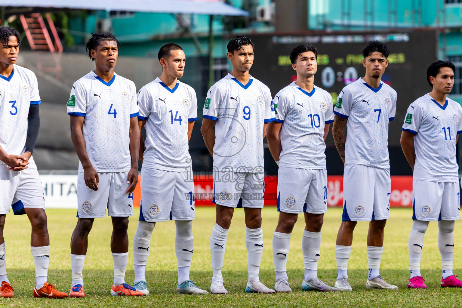 Maldives vs Philippines in AFC Asian Cup Qualifies held in National Football Stadium, Male', Maldives on Tuesday, 18th November 2025. Photos: Nausham Waheed / Images.mv