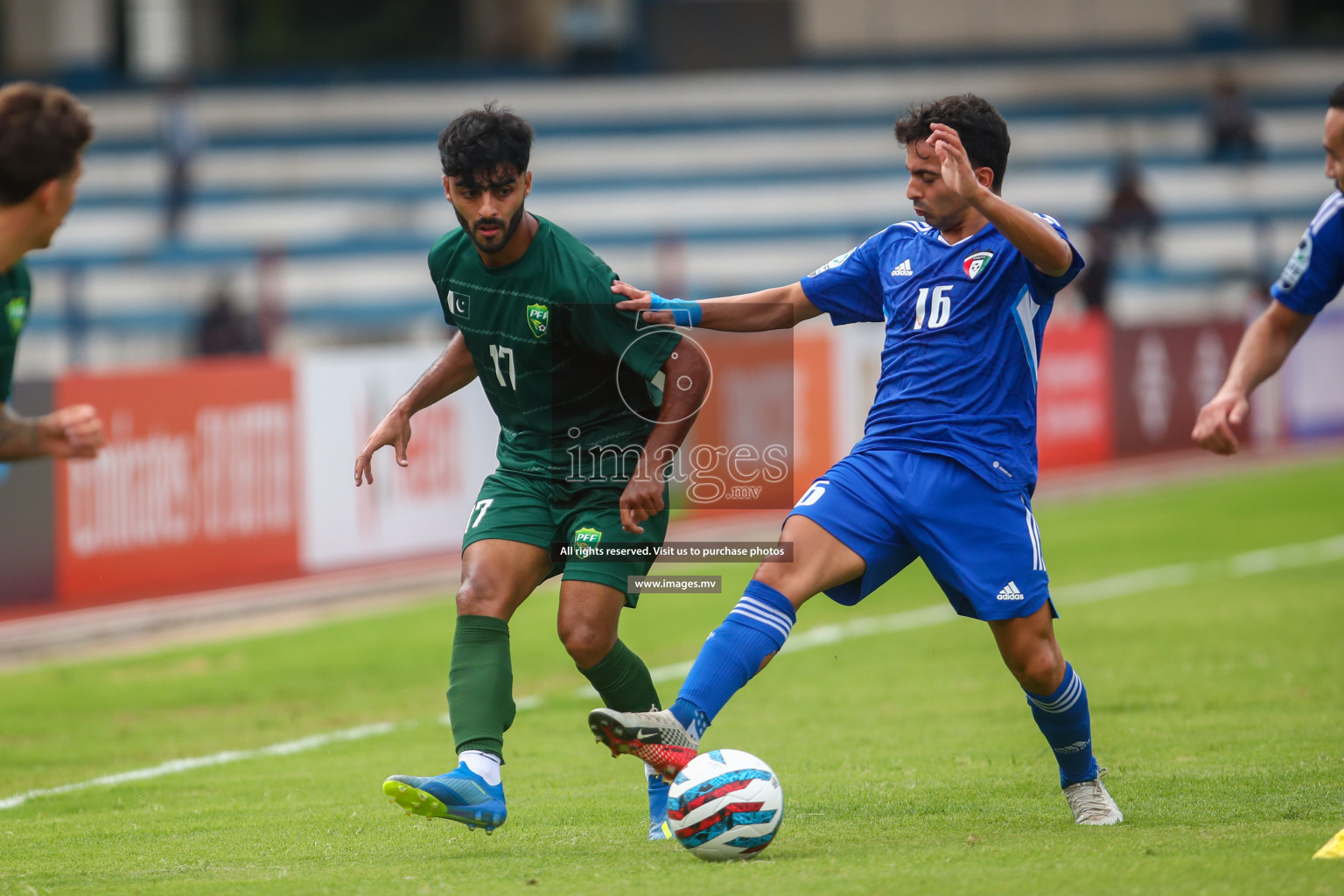 Pakistan vs Kuwait in SAFF Championship 2023 held in Sree Kanteerava Stadium, Bengaluru, India, on Saturday, 24th June 2023. Photos: Nausham Waheed, Hassan Simah / images.mv