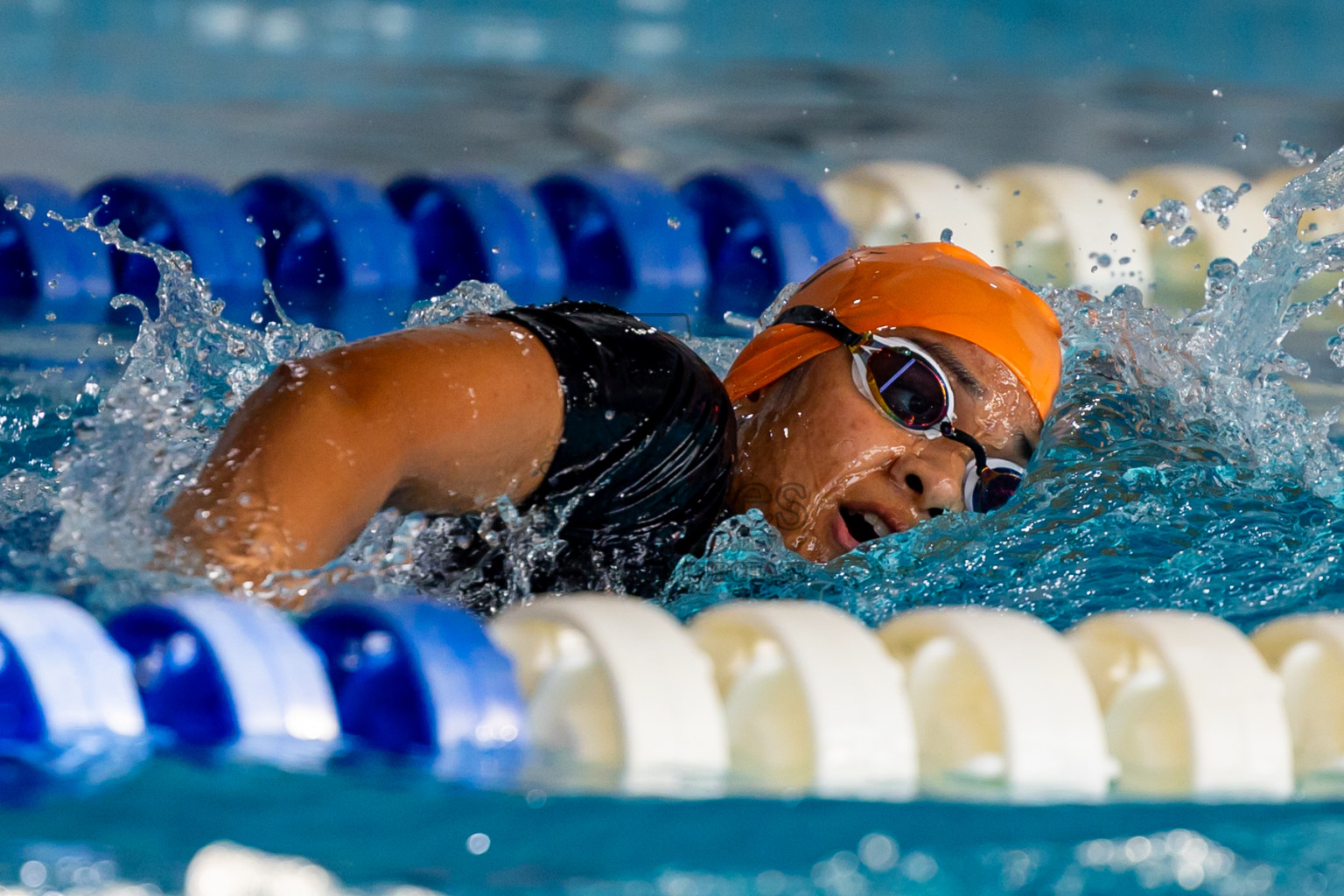 Day 1 of National Swimming Competition 2024 held in Hulhumale', Maldives on Friday, 13th December 2024. Photos: Nausham Waheed / images.mv