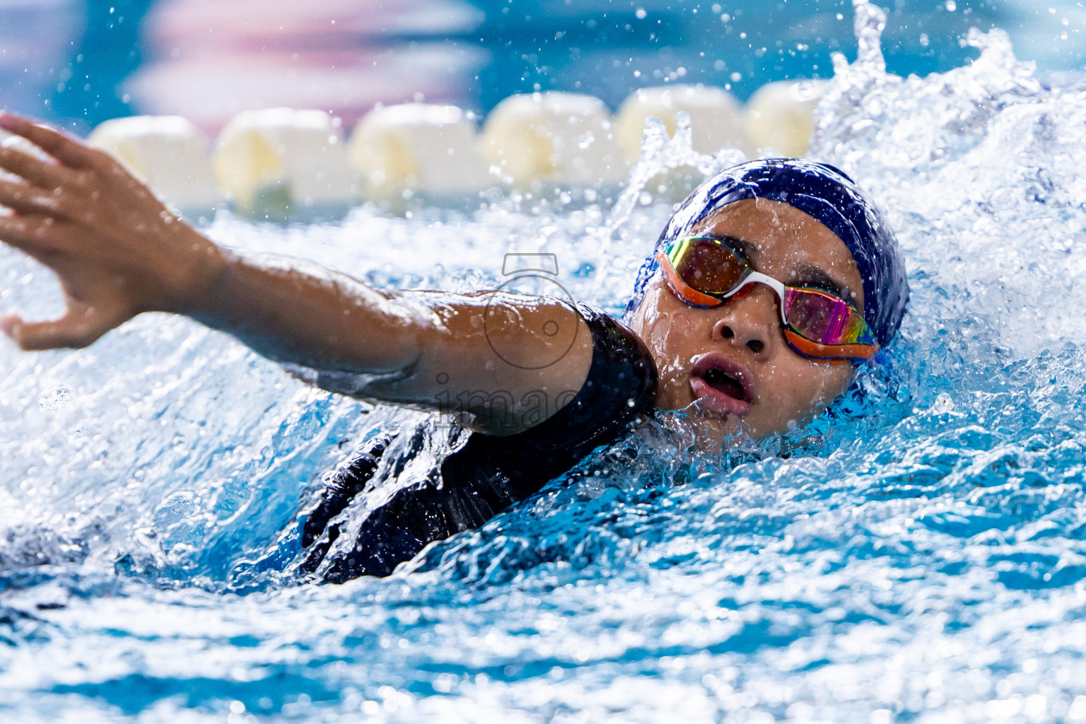 Day 3 of 20th BMLInter-school Swimming Competition 2024 held in Hulhumale', Maldives on Monday, 14th October 2024. Photos: Nausham Waheed / images.mv