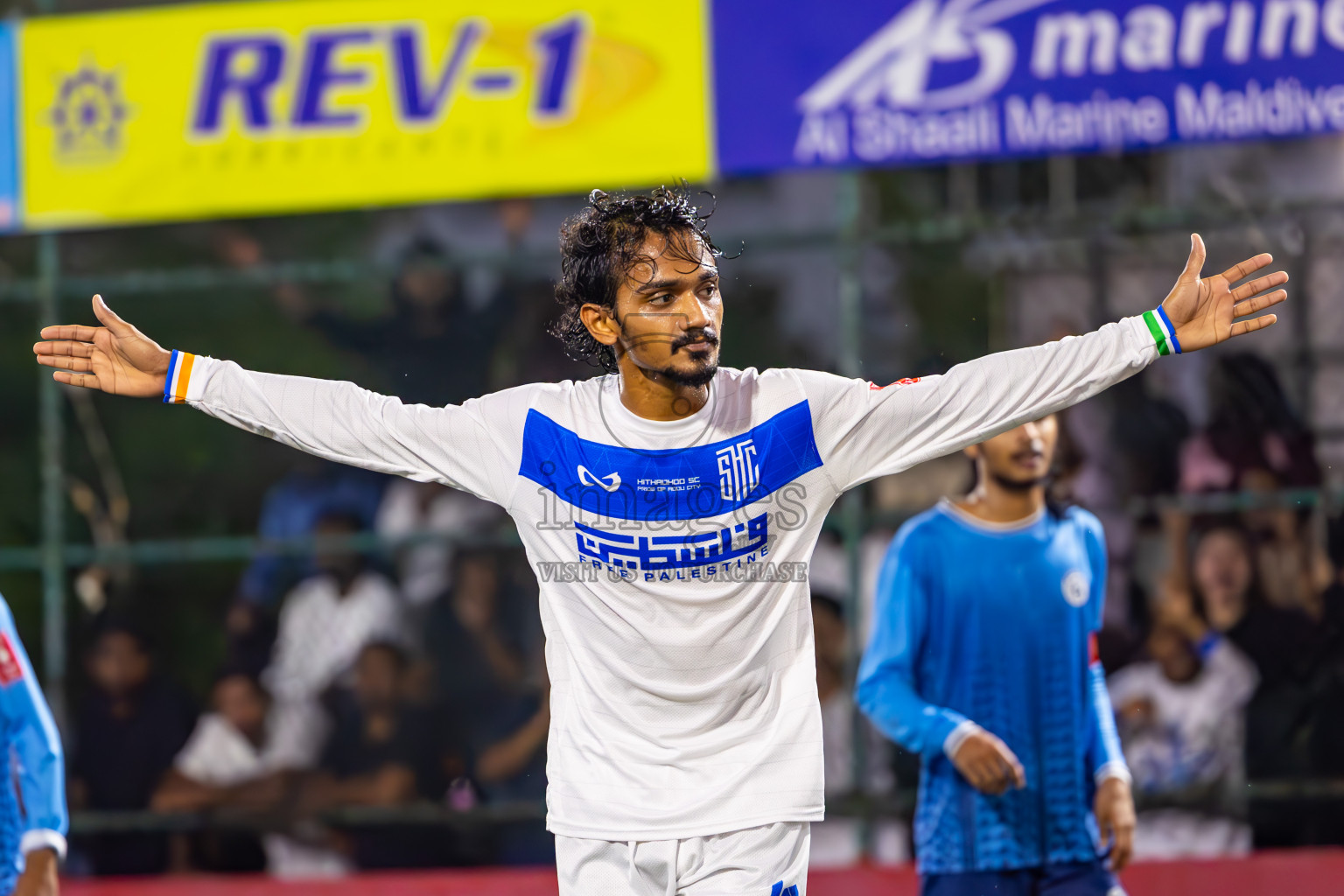 S Hithadhoo vs GA Gemanafushi in Zone Round on Day 30 of Golden Futsal Challenge 2024, held on Tuesday , 14th February 2024 in Hulhumale', Maldives
Photos: Ismail Thoriq / images.mv