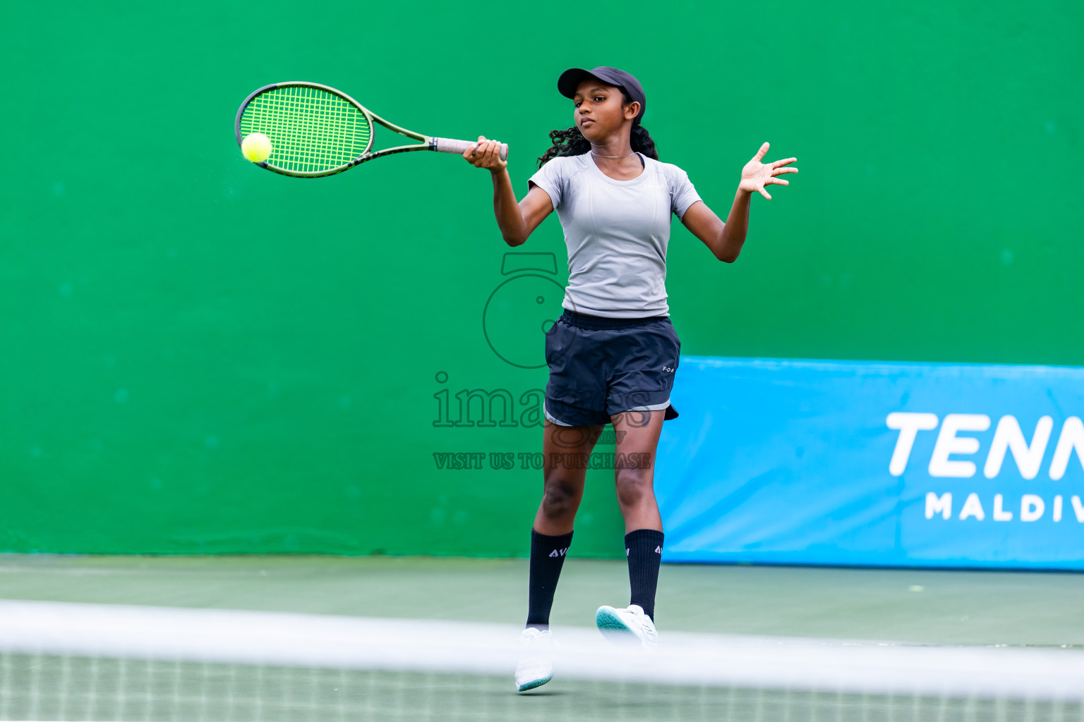 Day 5 of ATF Maldives Junior Open Tennis was held in Male' Tennis Court, Male', Maldives on Monday, 16th December 2024. Photos: Nausham Waheed/ images.mv