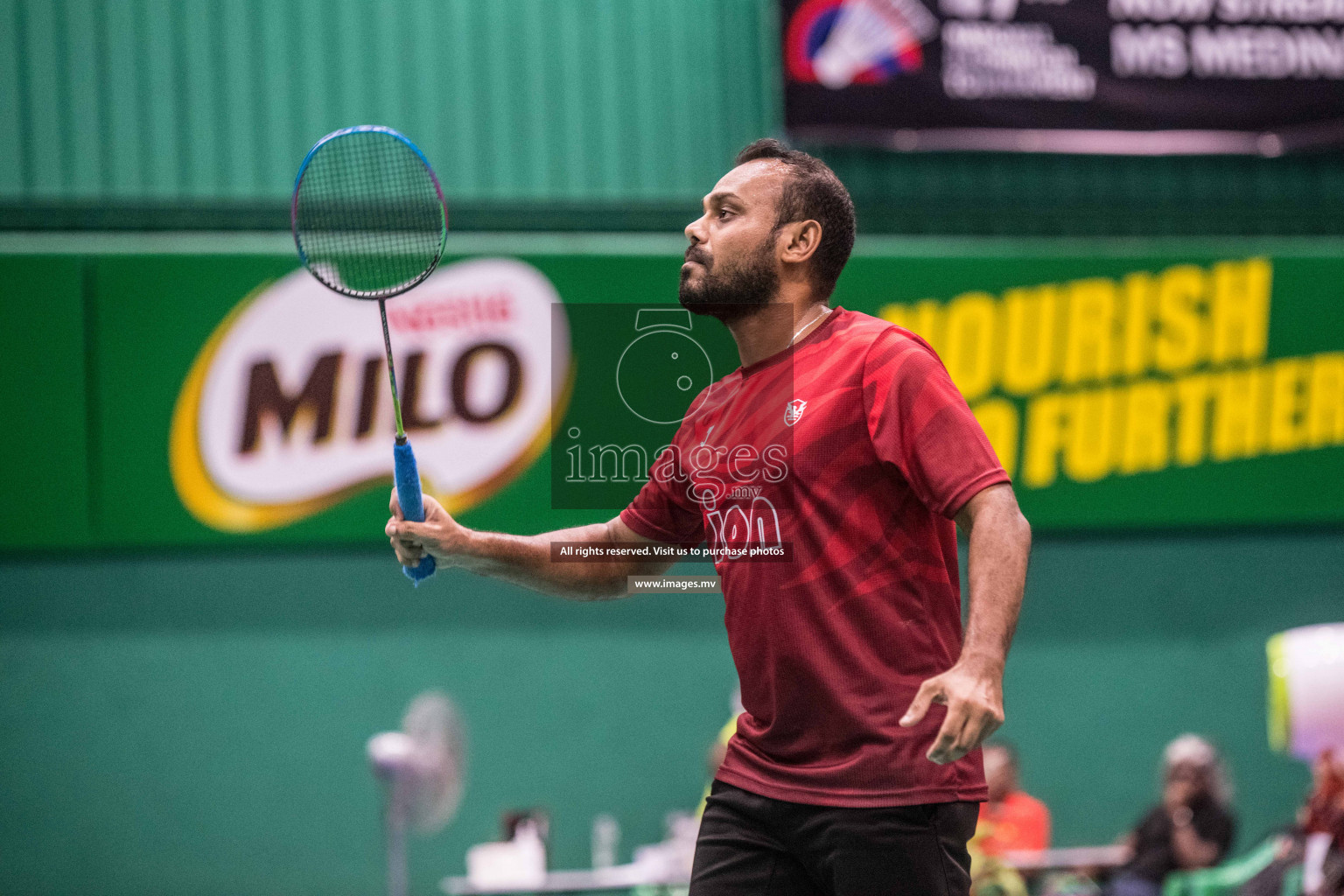 Day 4 of Badminton association mixed group championship 2021 held in Male', Maldives Photos by Nausham Waheed