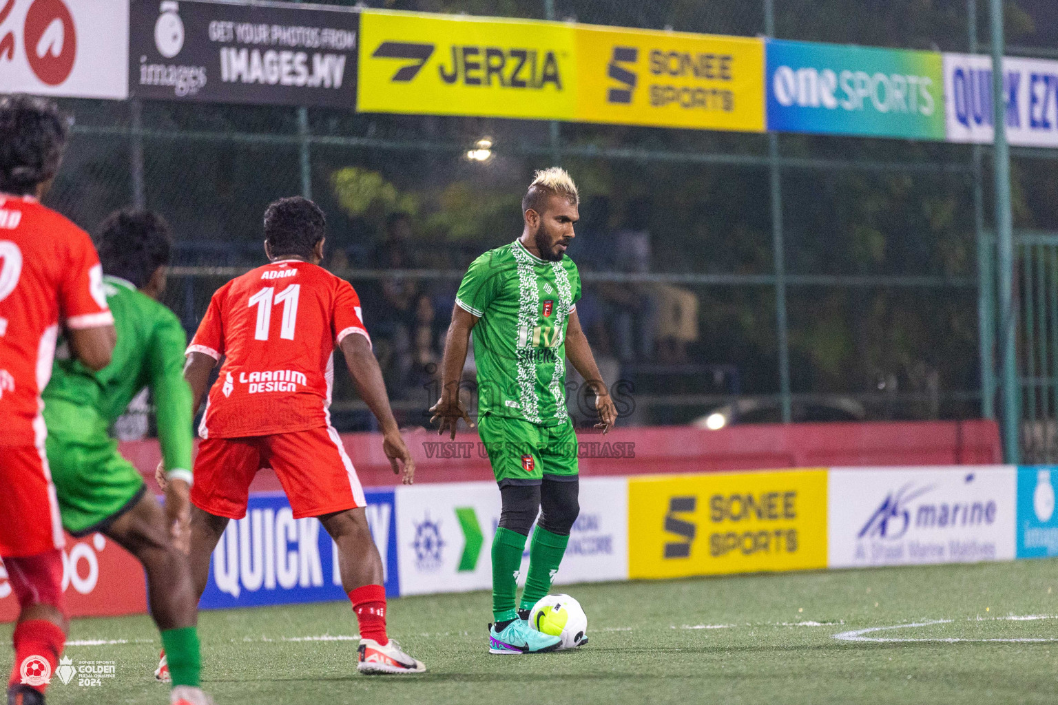 HA Maarandhoo vs HA Filladhoo in Day 1 of Golden Futsal Challenge 2024 was held on Monday, 15th January 2024, in Hulhumale', Maldives Photos: Ismail Thoriq / images.mv