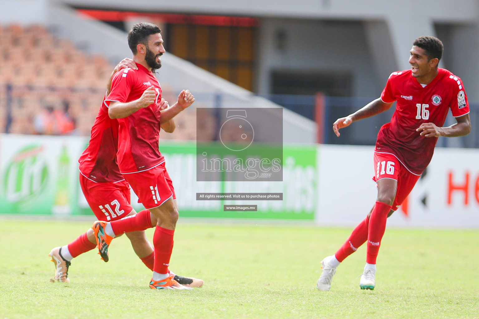 Lebanon vs Maldives in SAFF Championship 2023 held in Sree Kanteerava Stadium, Bengaluru, India, on Tuesday, 28th June 2023. Photos: Nausham Waheed, Hassan Simah / images.mv