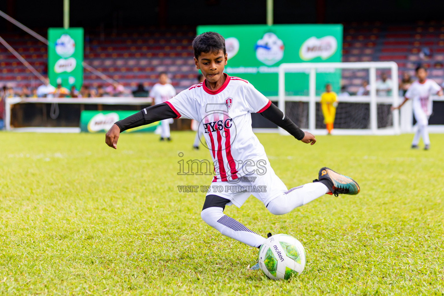 Day 2 of Under 10 MILO Academy Championship 2024 was held at National Stadium in Male', Maldives on Saturday, 27th April 2024. Photos: Nausham Waheed / images.mv