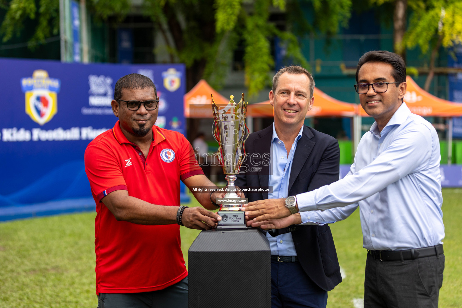 Day 1 of Nestle kids football fiesta, held in Henveyru Football Stadium, Male', Maldives on Wednesday, 11th October 2023 Photos: Shut Abdul Sattar/ Images.mv