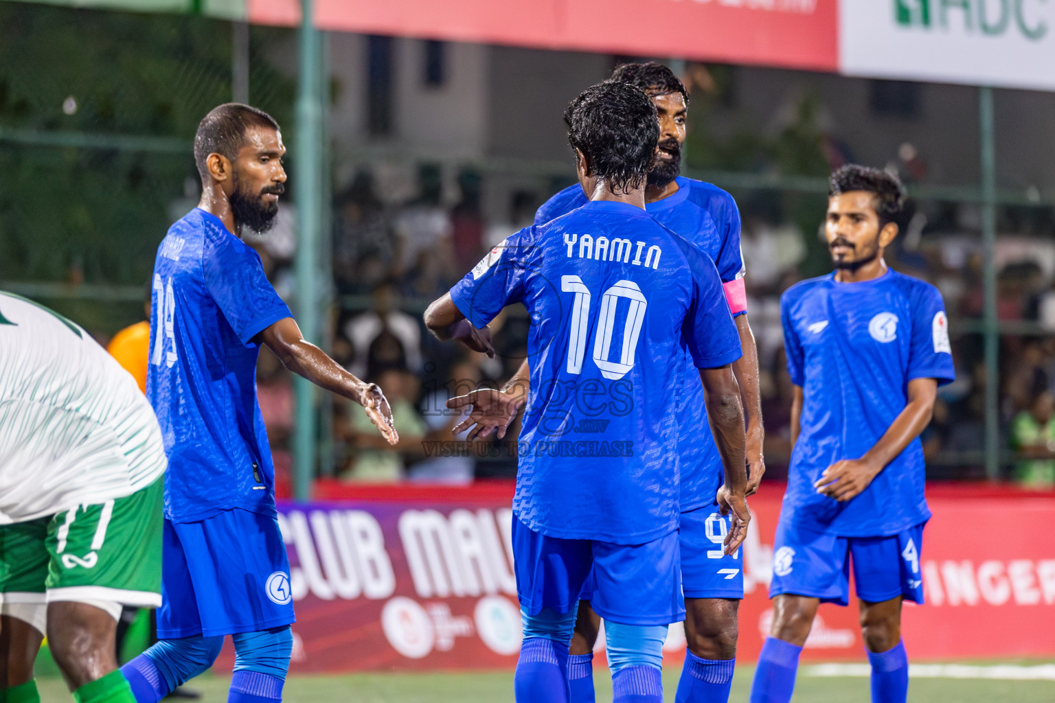 Team Allied vs Club HDC in Club Maldives Cup 2024 held in Rehendi Futsal Ground, Hulhumale', Maldives on Friday, 27th September 2024. 
Photos: Hassan Simah / images.mv