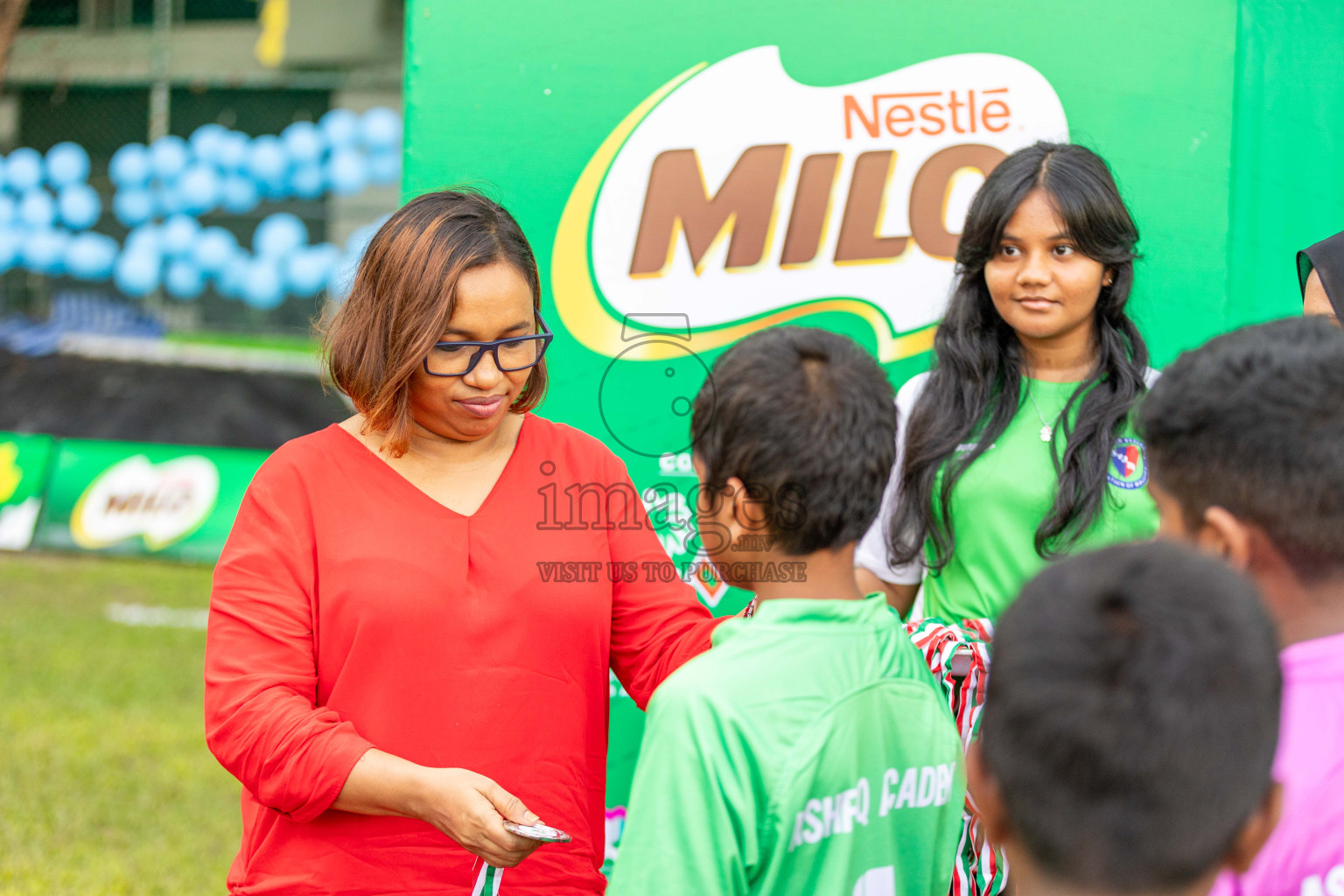 Final Day  of MILO Academy Championship 2024 - U12 was held at Henveiru Grounds in Male', Maldives on Thursday, 7th July 2024. Photos: Shuu Abdul Sattar / images.mv