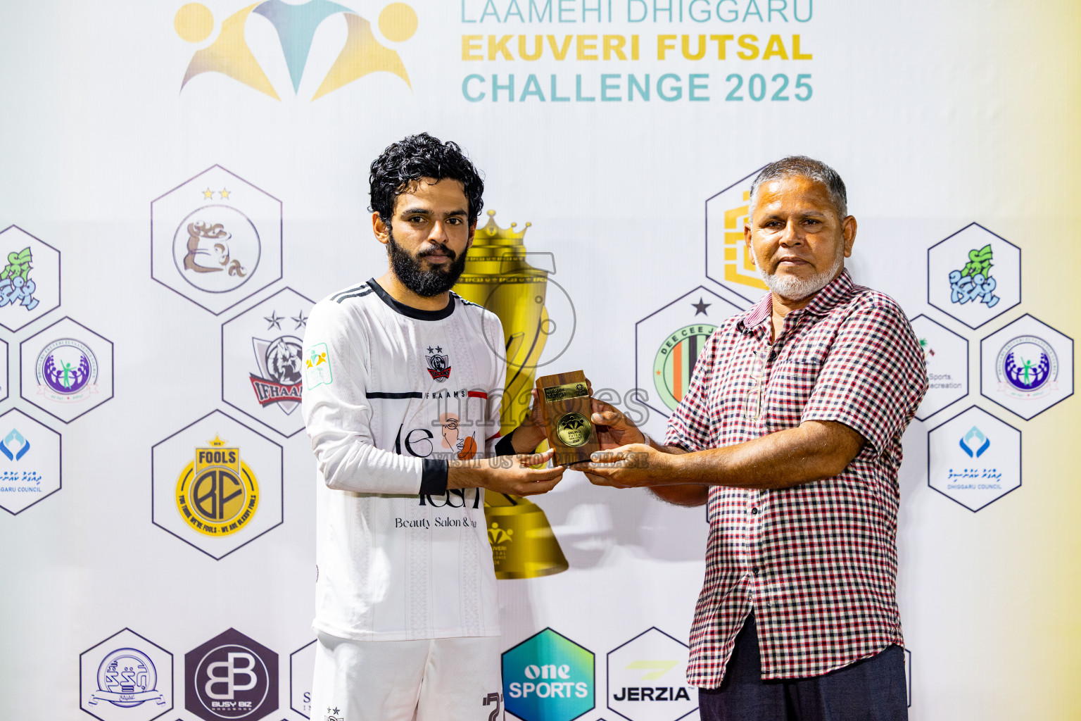 Fools Sc vs Ifhaams in Day 3 of Laamehi Dhiggaru Ekuveri Futsal Challenge 2025 was held on Saturday, 26th July 2025, at Dhiggaru Futsal Ground, Dhiggaru, Maldives Photos: Nausham Waheed  / images.mv