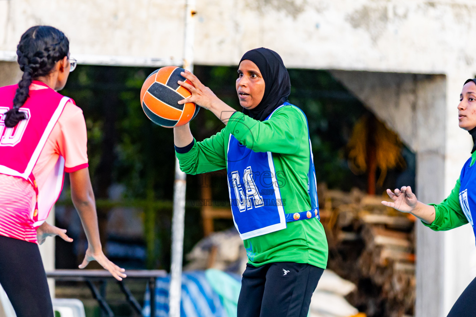 Day 5 of 23rd Netball Association Championship was held in Ekuveni Netball Court at Male', Maldives on Thursday, 2nd May 2024. Photos: Nausham Waheed / images.mv