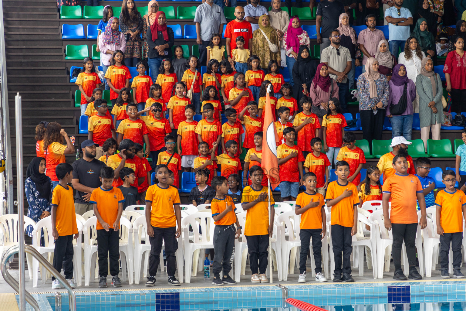 Closing of BML 5th National Swimming Kids Festival 2024 held in Hulhumale', Maldives on Saturday, 23rd November 2024.
Photos: Ismail Thoriq / images.mv