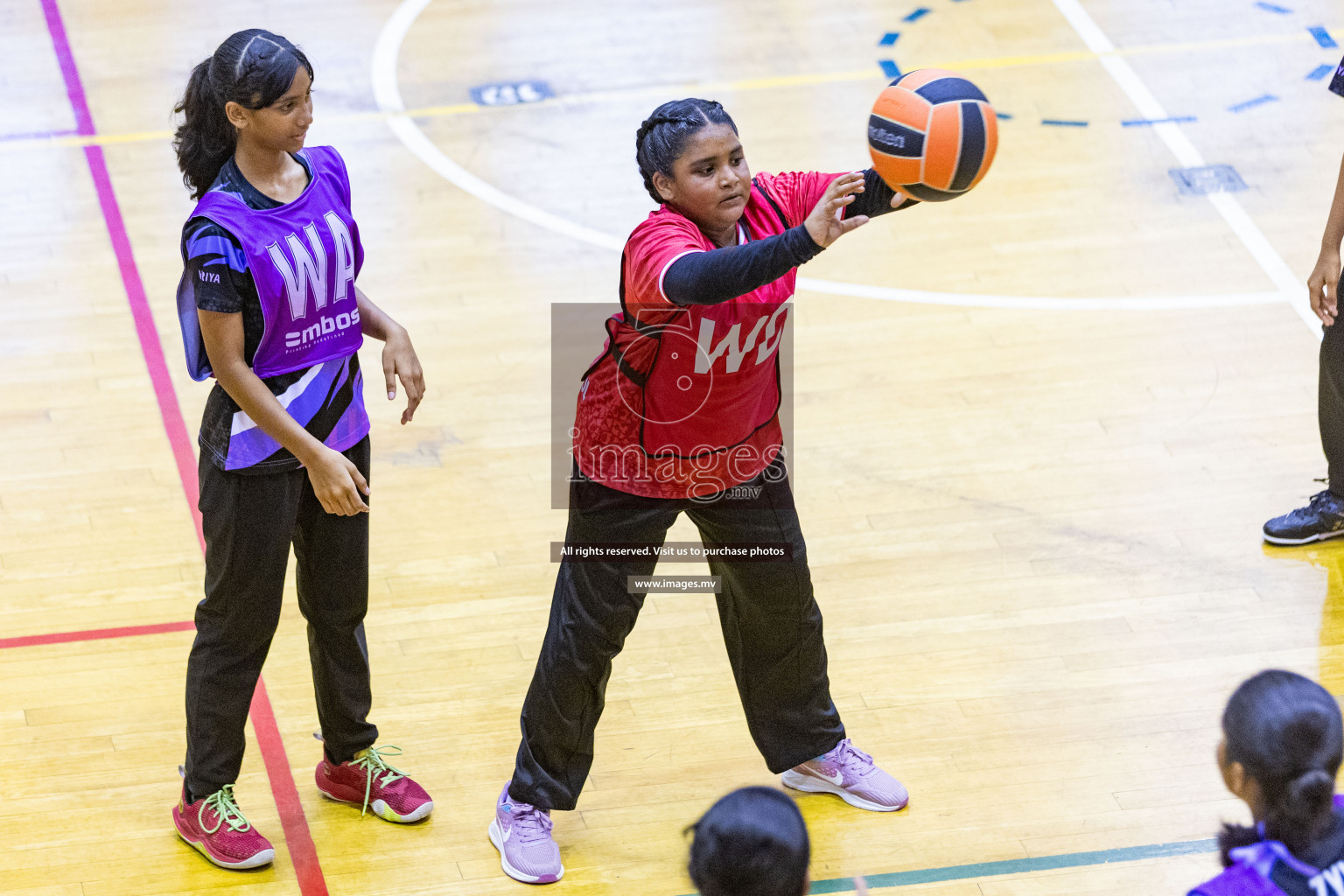 Day3 of 24th Interschool Netball Tournament 2023 was held in Social Center, Male', Maldives on 29th October 2023. Photos: Nausham Waheed, Mohamed Mahfooz Moosa / images.mv