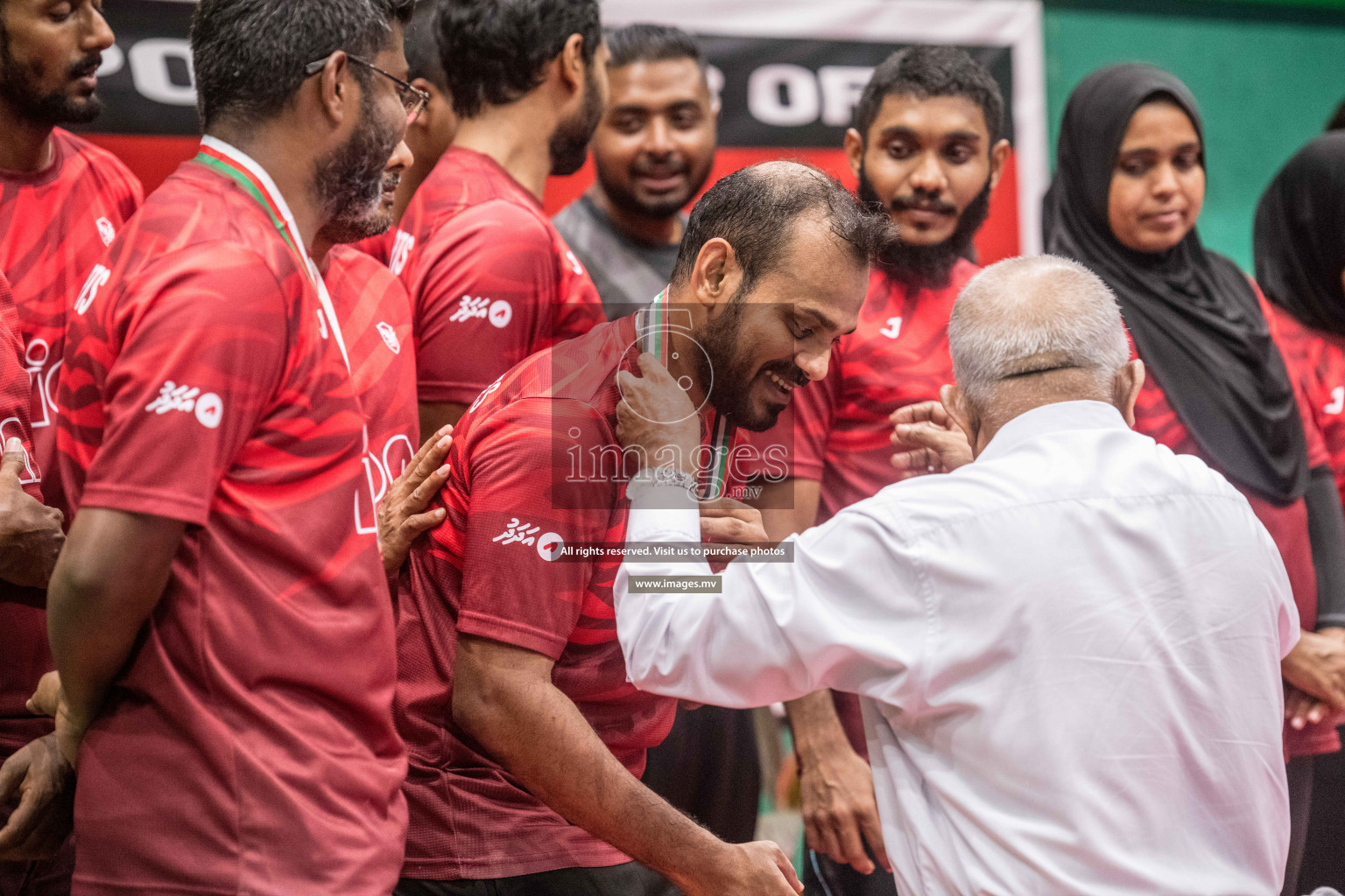 Final of Badminton association mixed group championship 2021 held in Male', Maldives Photos by Nausham Waheed