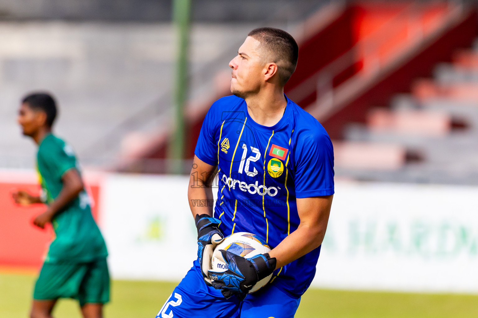 Maziya SC vs Al Arabi SC in AFC Challenge League 2025/26 Preliminary Stage was held at National Stadium in Male', Maldives on Tuesday, 12th August 2025. Photos: Nausham Waheed / images.mv