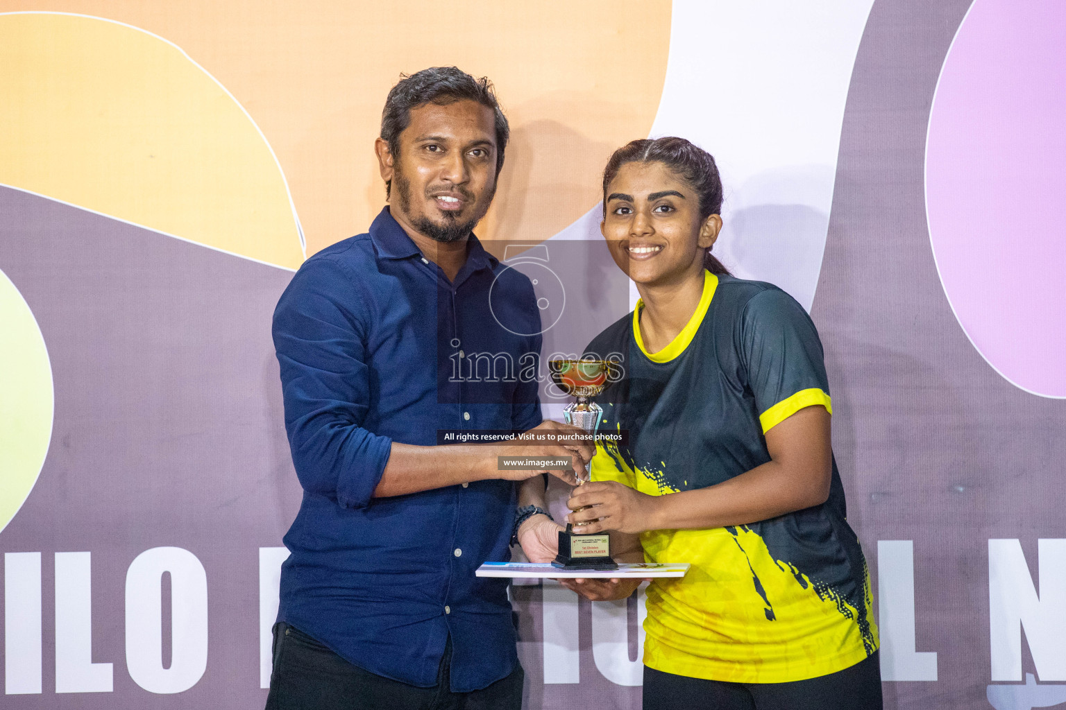 Final of 20th Milo National Netball Tournament 2023, held in Synthetic Netball Court, Male', Maldives on 11th June 2023 Photos: Nausham Waheed/ Images.mv