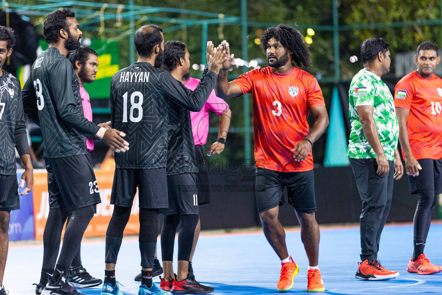 Day 14 of 10th National Handball Tournament 2023, held in Handball ground, Male', Maldives on Monday, 11th December 2023 Photos: Nausham Waheed/ Images.mv