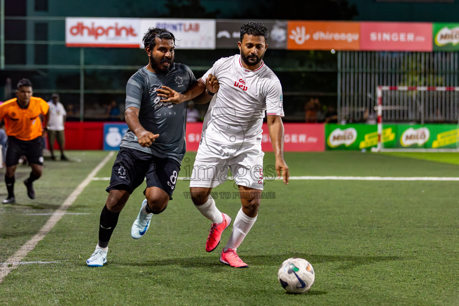 CRIMINAL COURT vs MIRA RC in Club Maldives Classic 2024 held in Rehendi Futsal Ground, Hulhumale', Maldives on Wednesday, 11th September 2024. 
Photos: Hassan Simah / images.mv