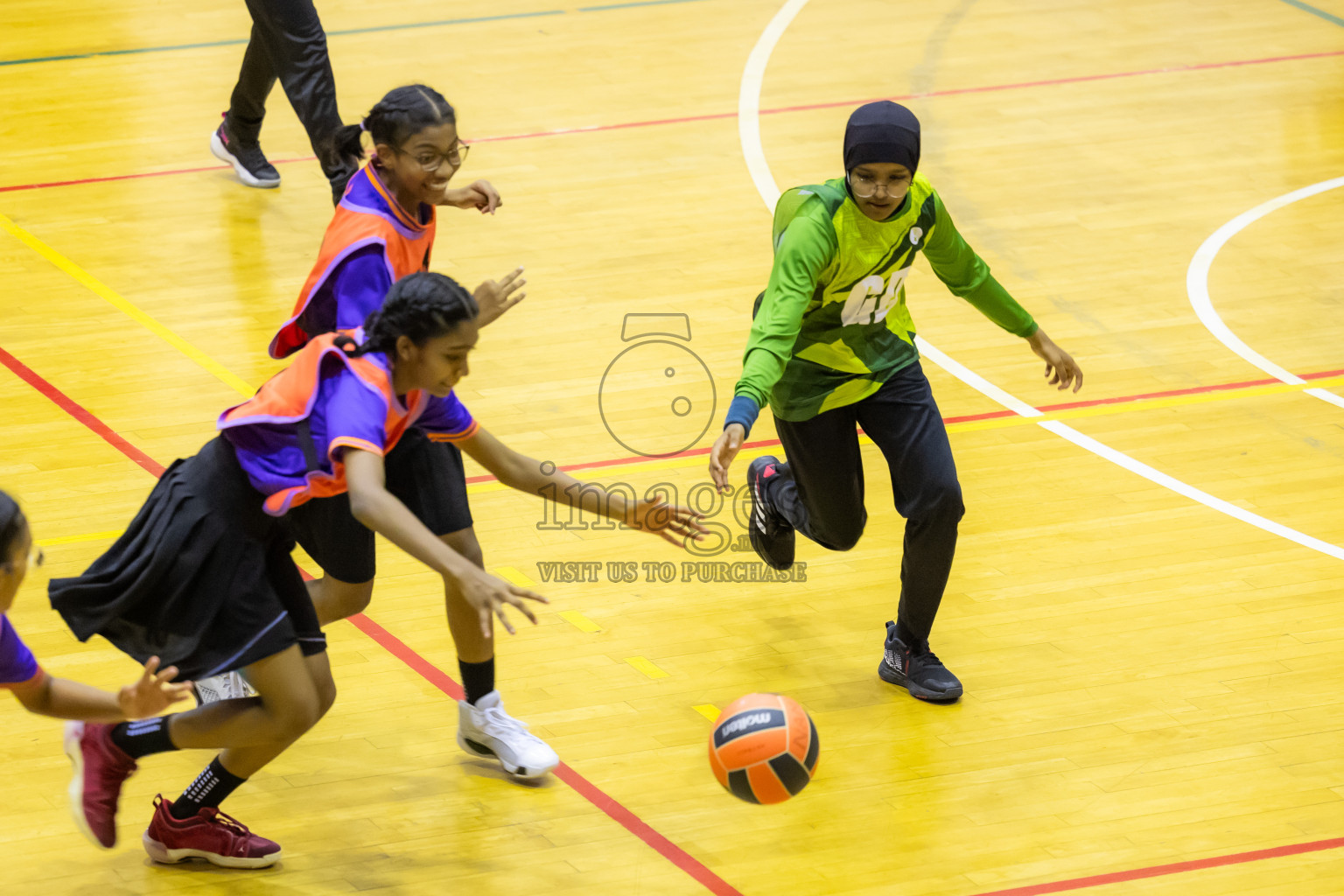 Day 14 of 25th Inter-School Netball Tournament was held in Social Center at Male', Maldives on Sunday, 25th August 2024. Photos: Hasni / images.mv