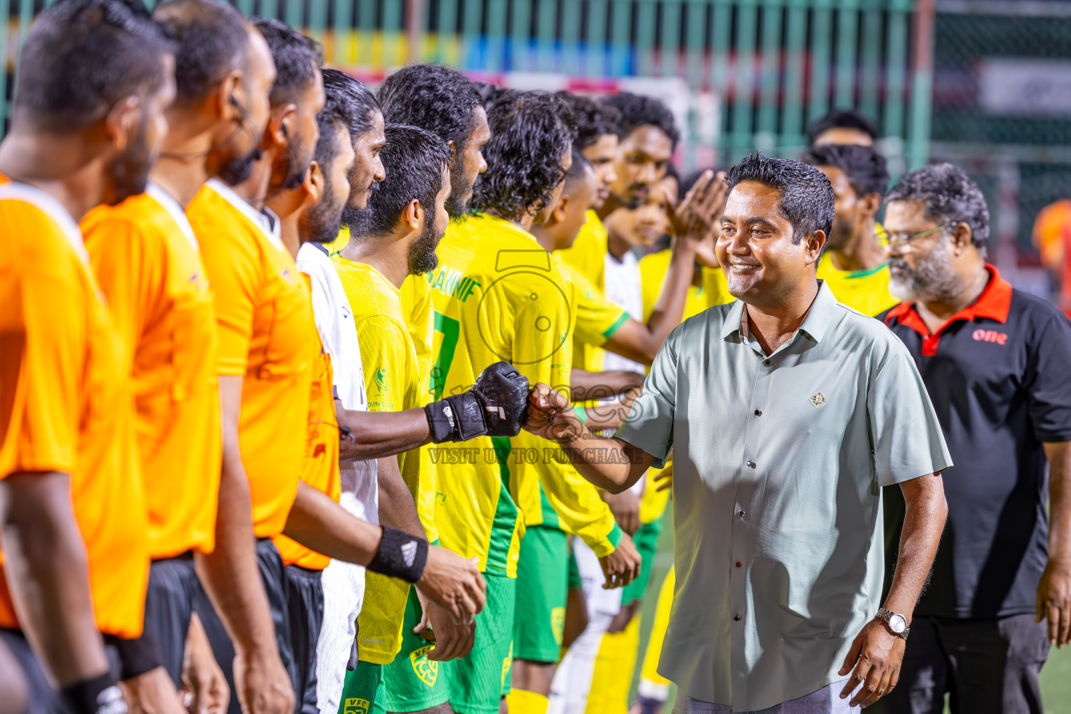 Dhandimagu vs GDh Vaadhoo in Zone Round on Day 28 of Golden Futsal Challenge 2025 was held on Saturday , 1st February 2025, in Hulhumale', Maldives. Photos: Ismail Thoriq / images.mv