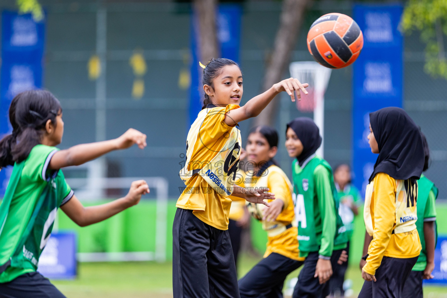 Day 3 of Nestle' Kids Netball Fiesta 2023 held in Henveyru Stadium, Male', Maldives on Saturday, 2nd December 2023. Photos by Nausham Waheed / Images.mv