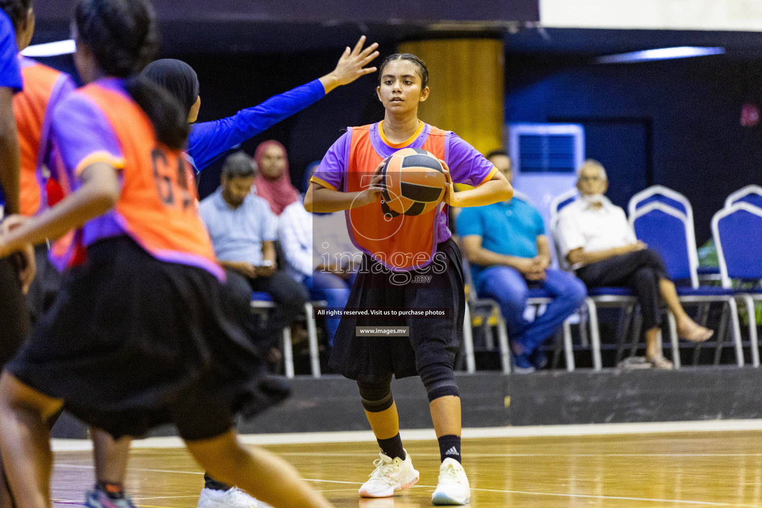 Day3 of 24th Interschool Netball Tournament 2023 was held in Social Center, Male', Maldives on 29th October 2023. Photos: Nausham Waheed, Mohamed Mahfooz Moosa / images.mv