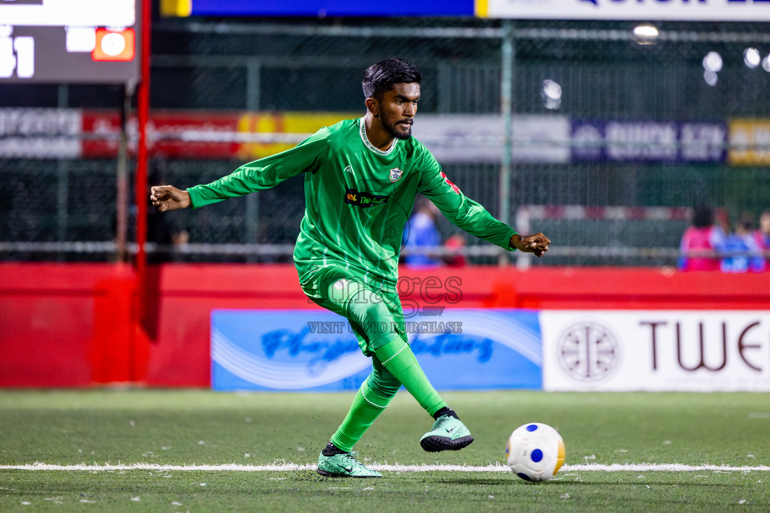 Sh Narudhoo vs Sh Goidhoo in Day 11 of Golden Futsal Challenge 2025 was held on Wednesday, 15th January 2025, in Hulhumale', Maldives Photos: Nausham Waheed / images.mv