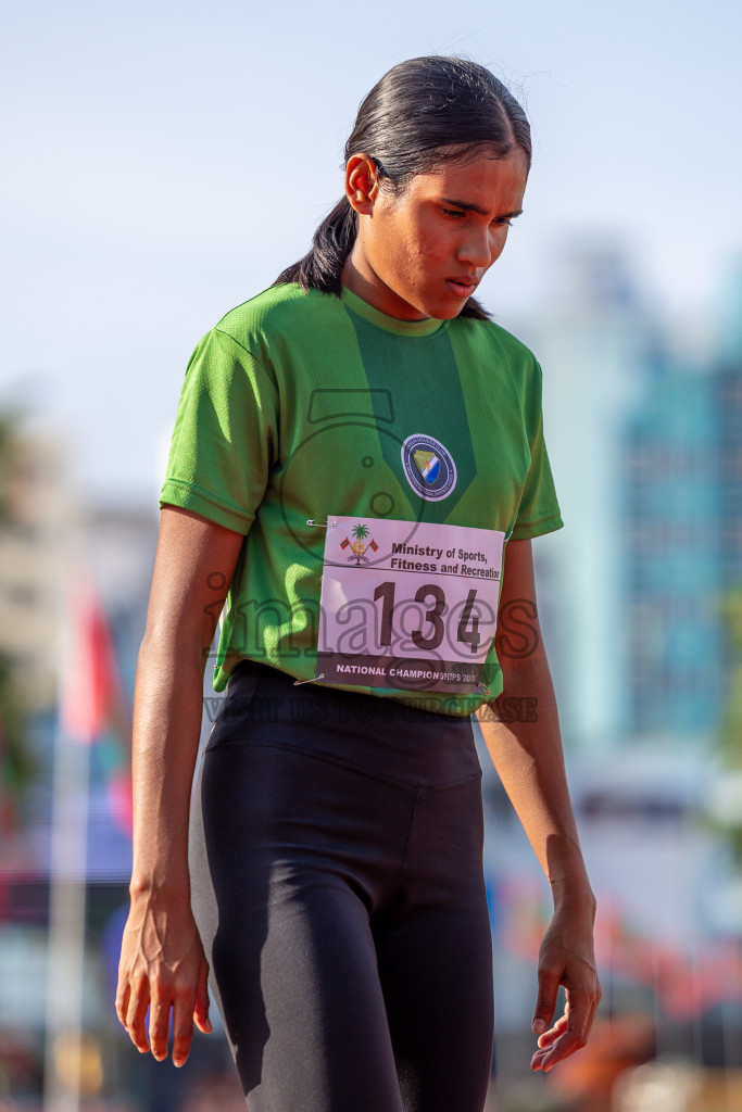 Day 3 of 33rd National Athletics Championship was held in Ekuveni Track at Male', Maldives on Saturday, 7th September 2024. Photos: Suaadh Abdul Sattar / images.mv