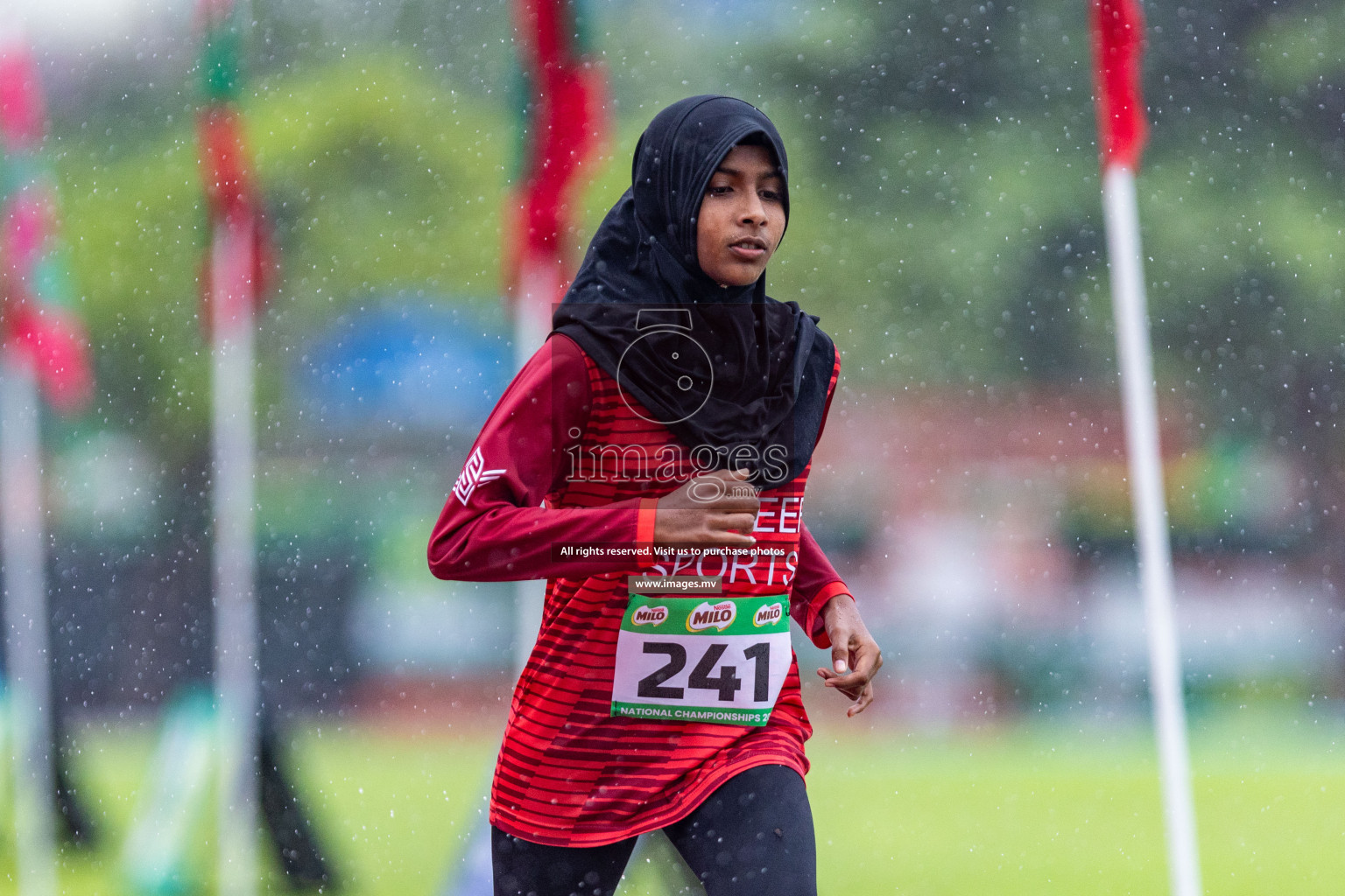 Day 2 of National Athletics Championship 2023 was held in Ekuveni Track at Male', Maldives on Friday, 24th November 2023. Photos: Nausham Waheed / images.mv