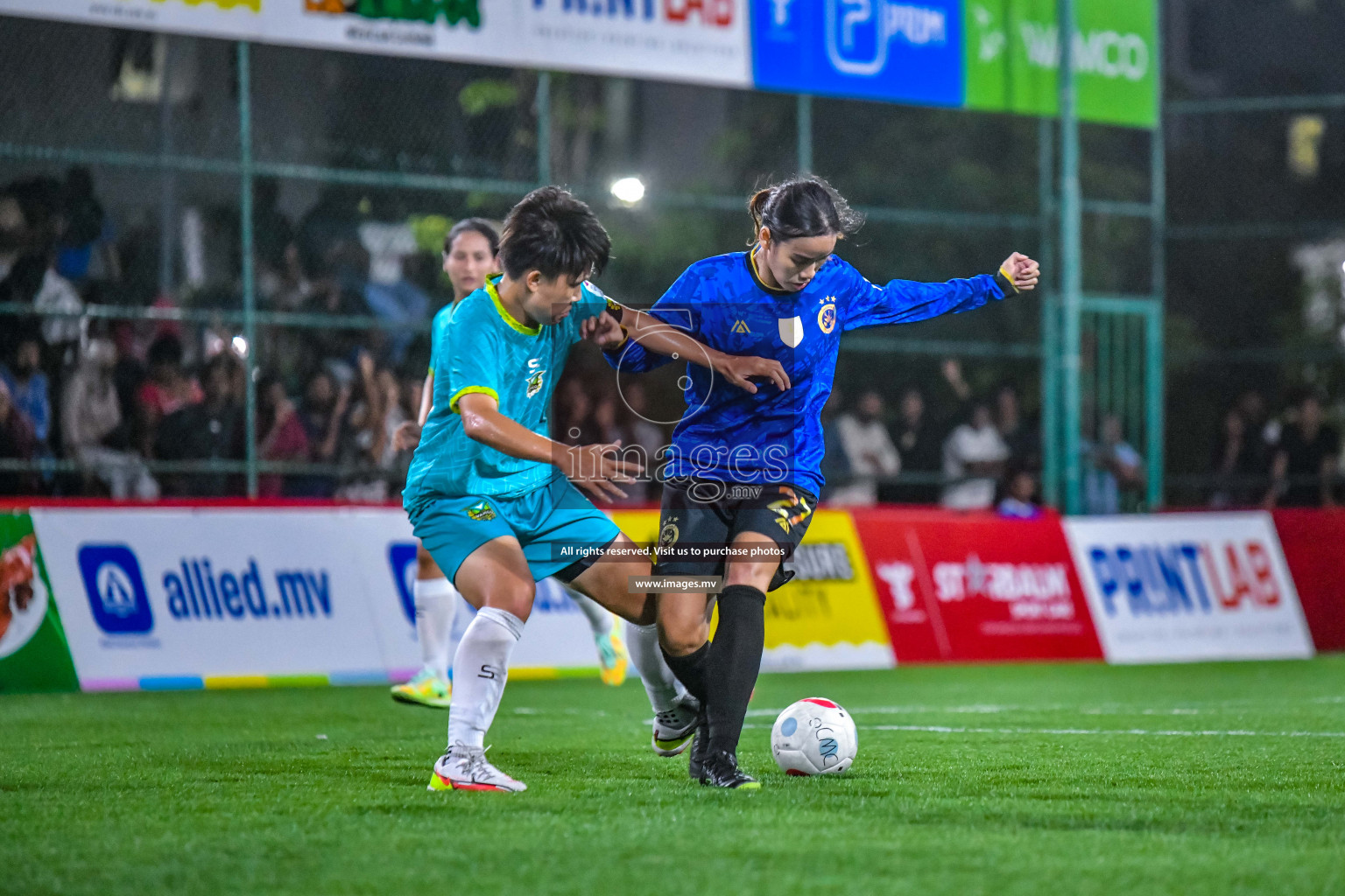 MPL vs WAMCO in Eighteen Thirty Women's Futsal Fiesta 2022 was held in Hulhumale', Maldives on Saturday, 8th October 2022. Photos: Nausham Waheed / images.mv