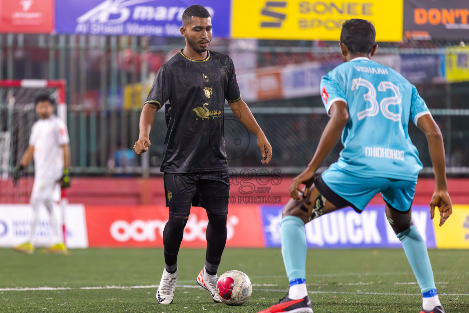 HA Utheemu HA Dhidhdhoo in Day 23 of Golden Futsal Challenge 2024 was held on Tuesday , 6th February 2024 in Hulhumale', Maldives
Photos: Ismail Thoriq / images.mv