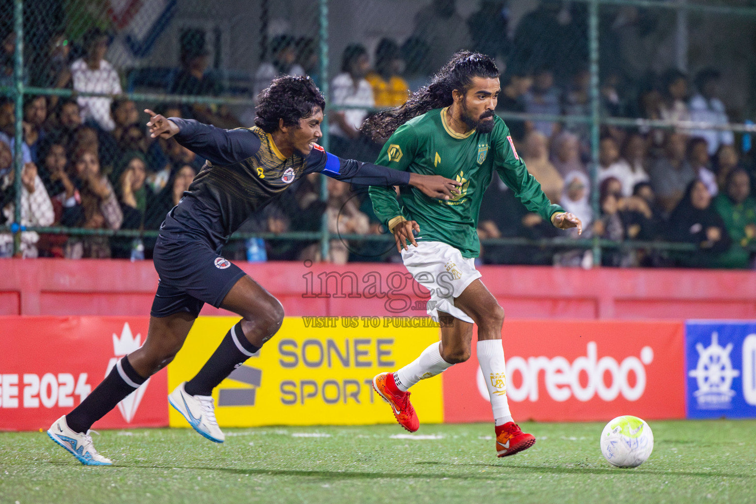 Th Omadhoo vs Th Thimarafushi on Day 33 of Golden Futsal Challenge 2024, held on Sunday, 18th February 2024, in Hulhumale', Maldives Photos: Mohamed Mahfooz Moosa / images.mv