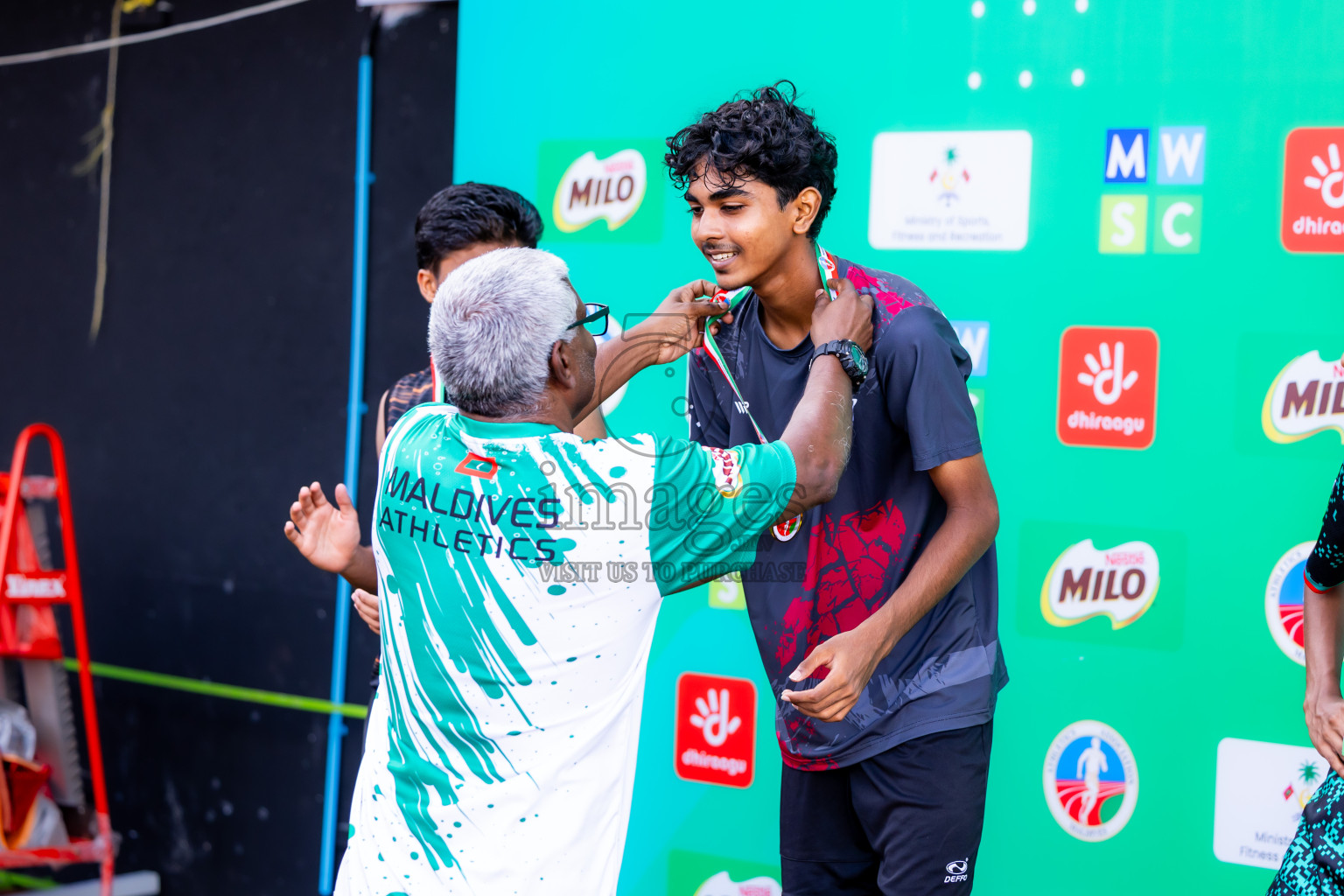 Day 3 of 12th Milo Association Championships was held in Ekuveni Track at Male', Maldives on Saturday, 26th April 2025. Photos: Nausham Waheed  / images.mv