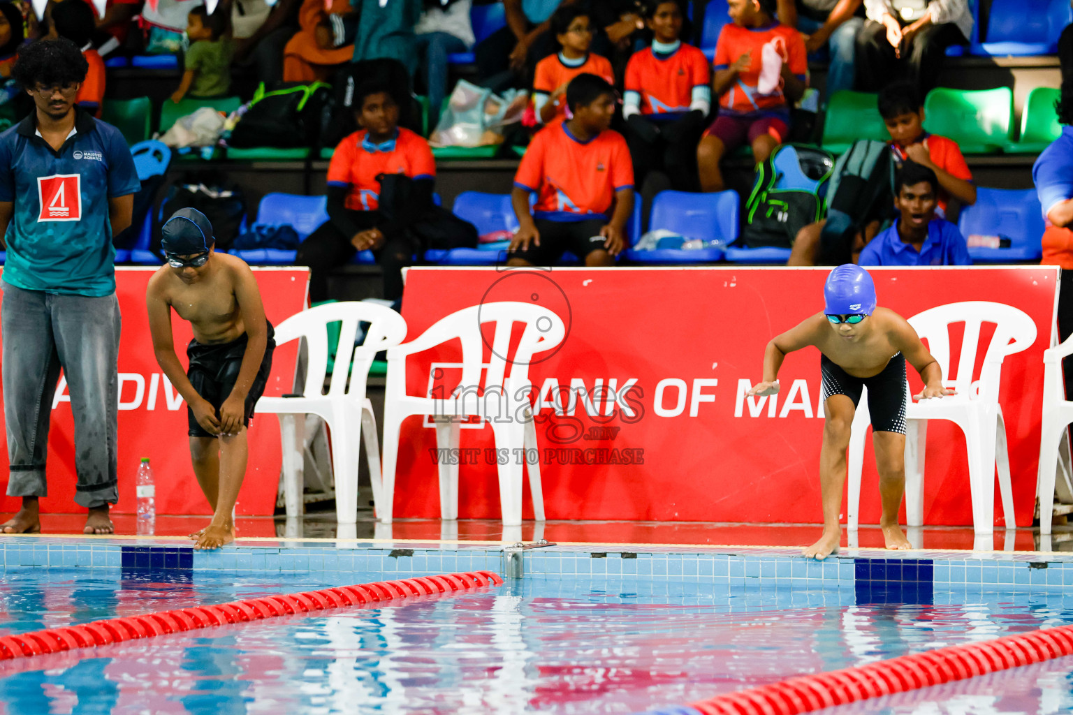 Day 1 of BML 6th National Kids Swimming Kids Festival 2025 held in Hulhumale', Maldives on Monday, 3rd November 2024. Photos: Hassan Simah / images.mv