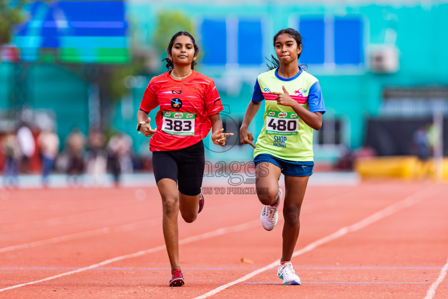 Day 2 of MILO Athletics Association Championship was held on Wednesday, 6th May 2024 in Male', Maldives. Photos: Nausham Waheed