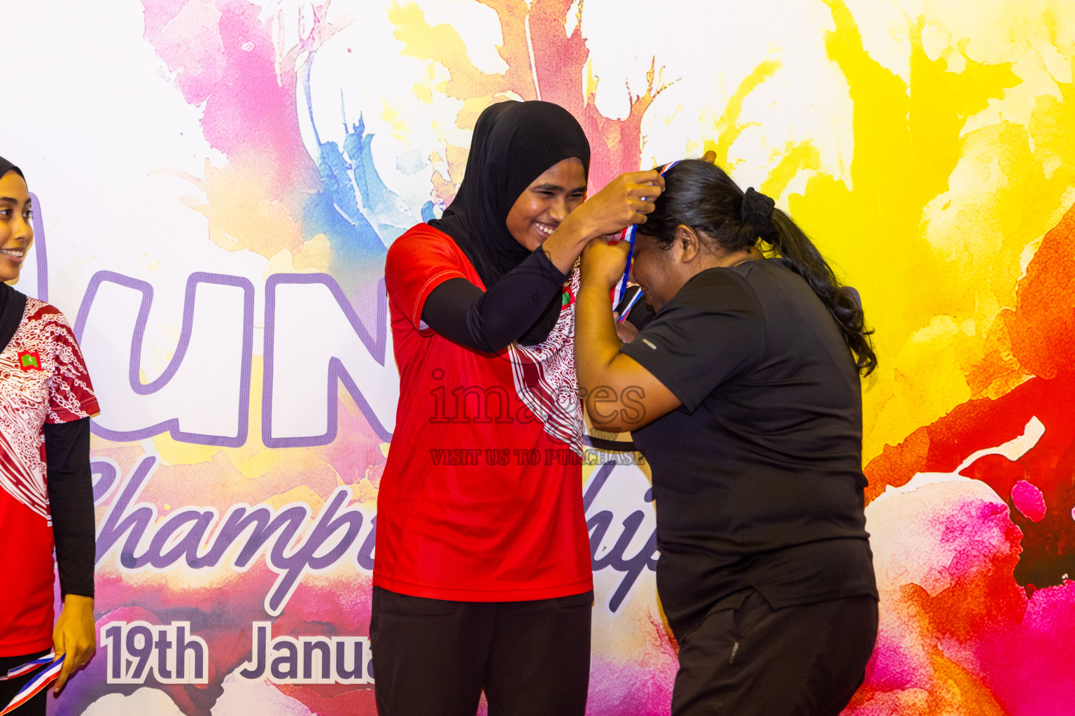 Closing ceremony of 3rd Netball Junior Championship, held at Social Center on Saturday, 25th January 2025 . Photos: Nausham Waheed / images.mv