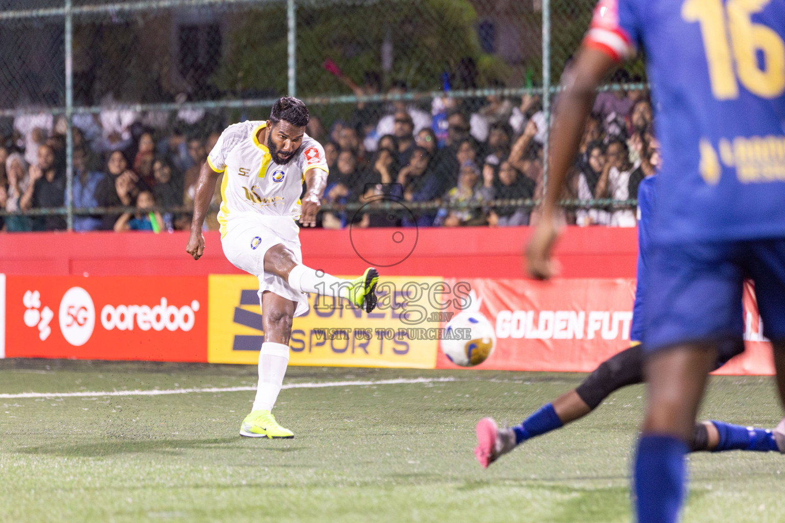 HA Baarah vs HA Maarandhoo in Day 5 of Golden Futsal Challenge 2025 on Thursday, 9th January 2025, in Hulhumale', Maldives 
Photos: Hassan Simah / images.mv