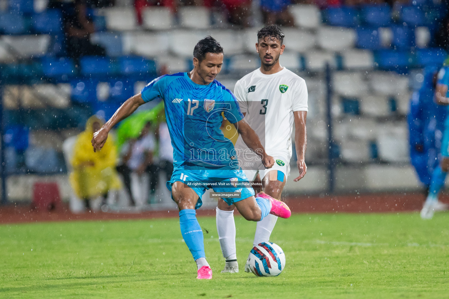 India vs Pakistan in the opening match of SAFF Championship 2023 held in Sree Kanteerava Stadium, Bengaluru, India, on Wednesday, 21st June 2023. Photos: Nausham Waheed / images.mv