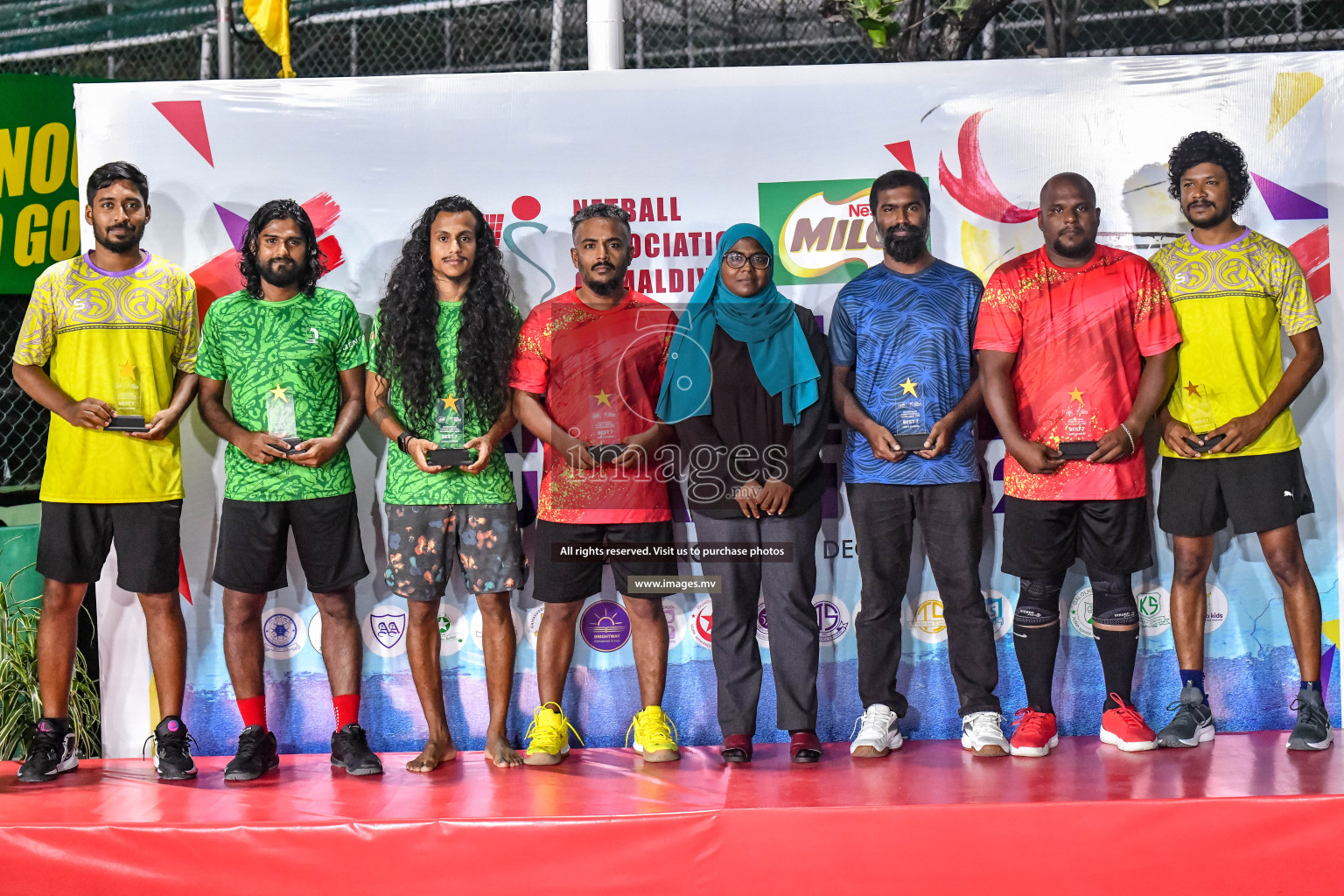 Final of Inter-School Parents Netball Tournament was held in Male', Maldives on 4th December 2022. Photos: Nausham Waheed / images.mv