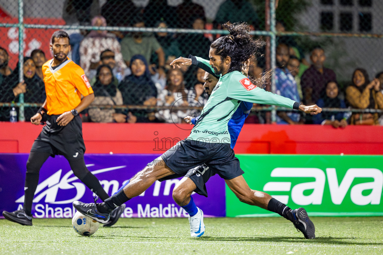 AA Rasdhoo vs AA Bodufolhudhoo in Day 11 of Golden Futsal Challenge 2025 was held on Wednesday, 15th January 2025, in Hulhumale', Maldives Photos: Nausham Waheed / images.mv
