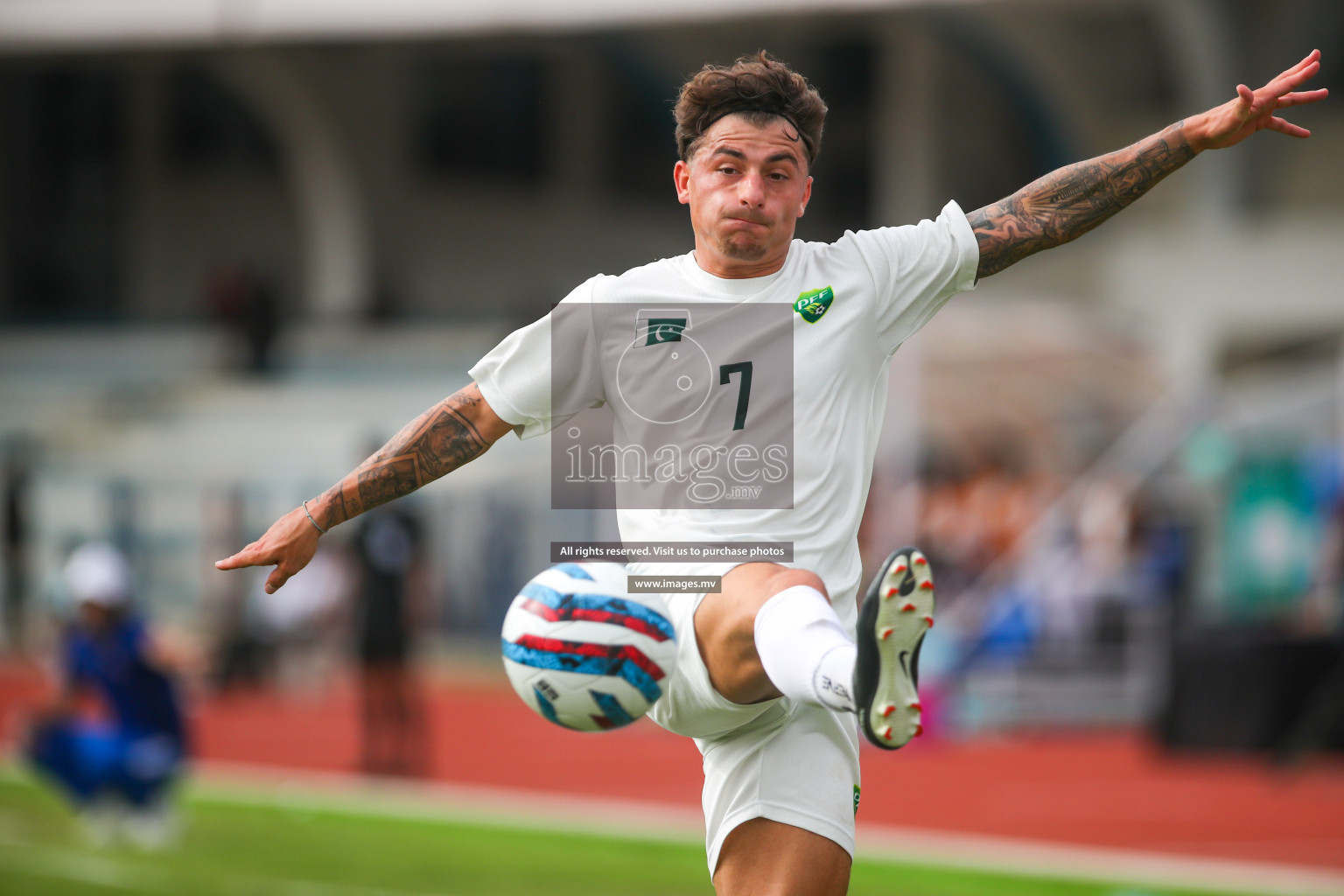 Nepal vs Pakistan in SAFF Championship 2023 held in Sree Kanteerava Stadium, Bengaluru, India, on Tuesday, 27th June 2023. Photos: Nausham Waheed, Hassan Simah / images.mv