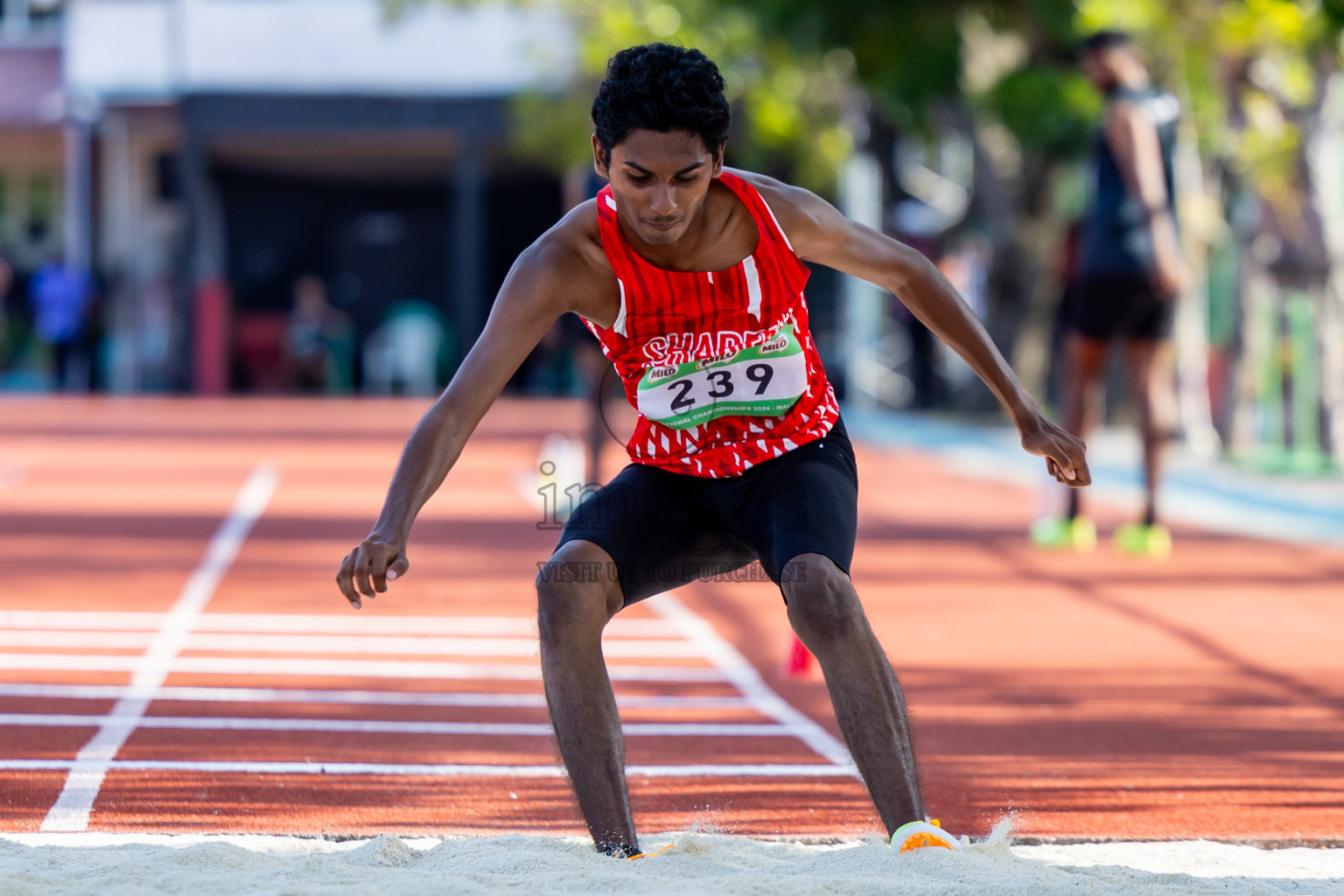 Day 1 of 33rd National Athletics Championship was held in Ekuveni Track at Male', Maldives on Thursday, 5th September 2024. Photos: Nausham Waheed / images.mv