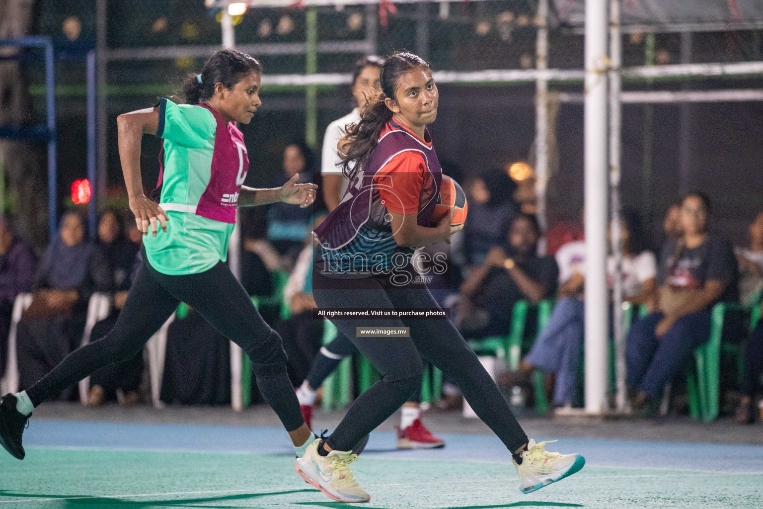 Day 1 of 20th Milo National Netball Tournament 2023, held in Synthetic Netball Court, Male', Maldives on 29th May 2023 Photos: Nausham Waheed/ Images.mv