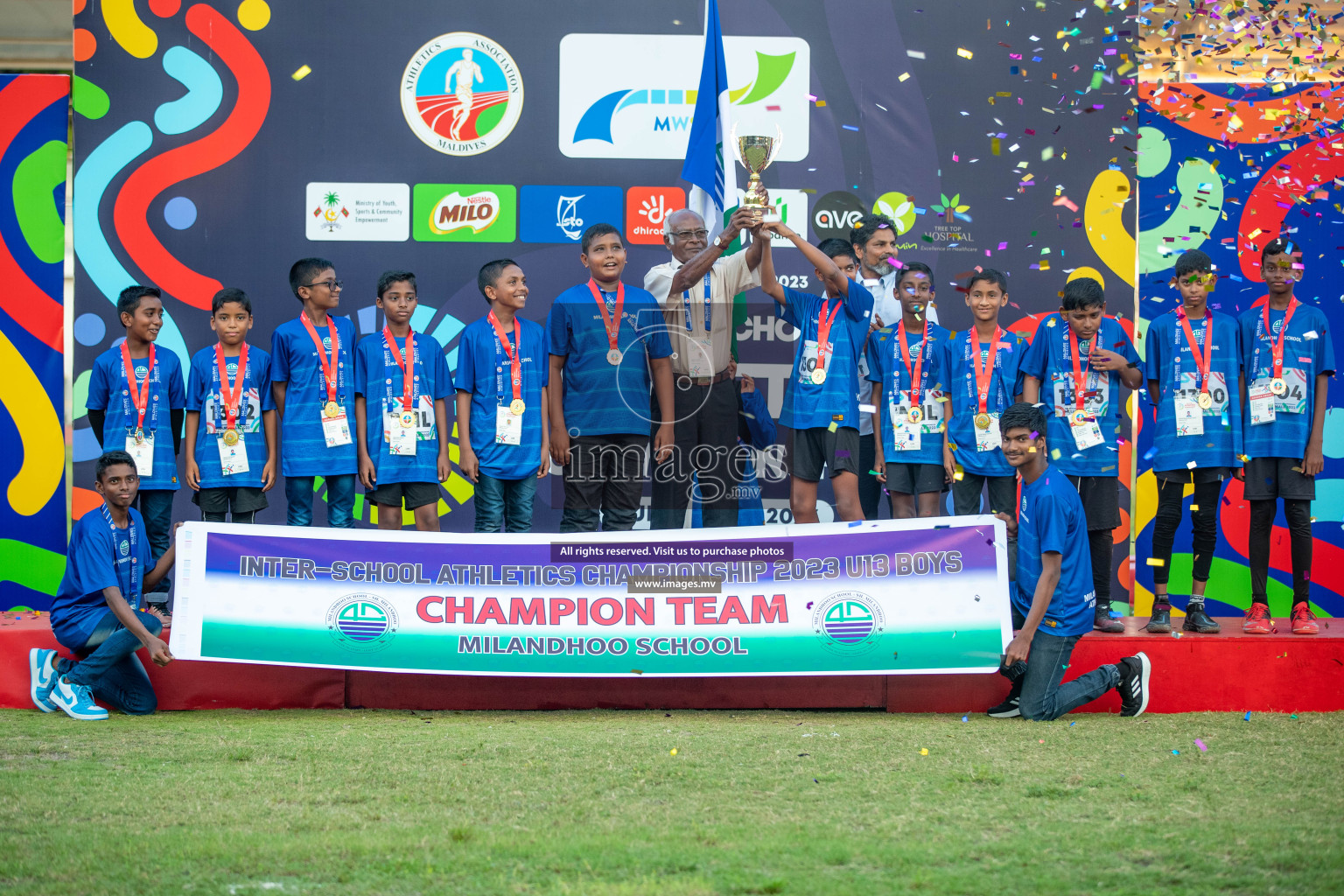 Final Day of Inter School Athletics Championship 2023 was held in Hulhumale' Running Track at Hulhumale', Maldives on Friday, 19th May 2023. Photos: Nausham Waheed / images.mv